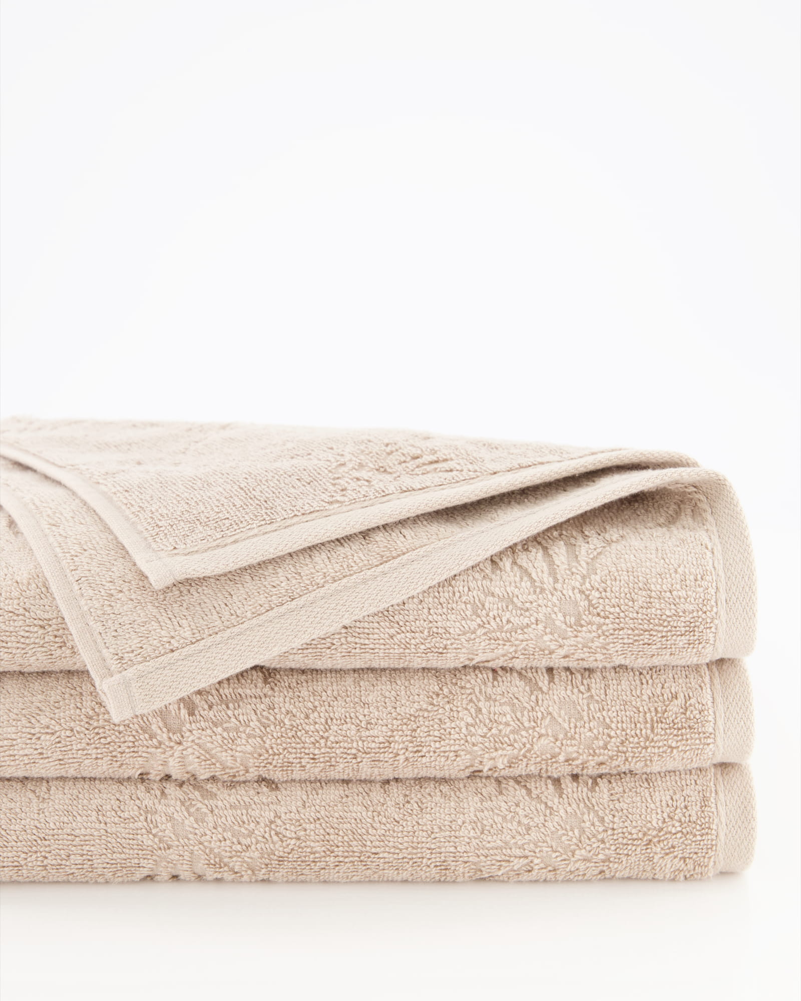 JOOP Uni Cornflower 1670 - Farbe: sand - 375 - Saunatuch 80x200 cm