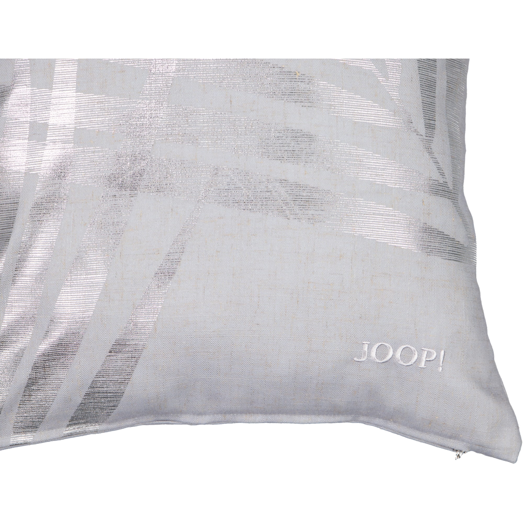 JOOP! Kissenhüllen Fine-Leaf Anthrazit - 012 - 50x50 cm