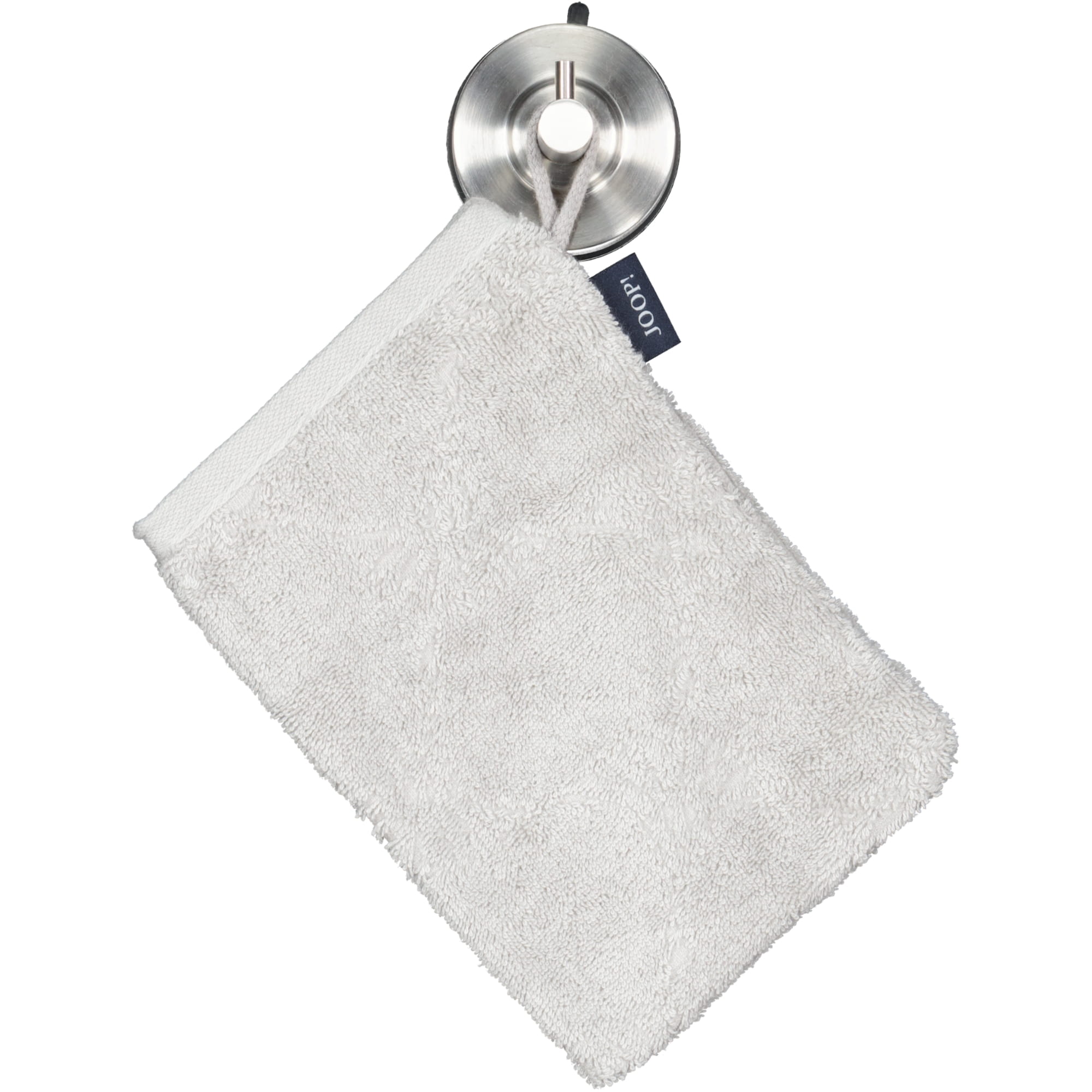 JOOP Uni Cornflower 1670 - Farbe: platin - 705 - Waschhandschuh 16x22 cm