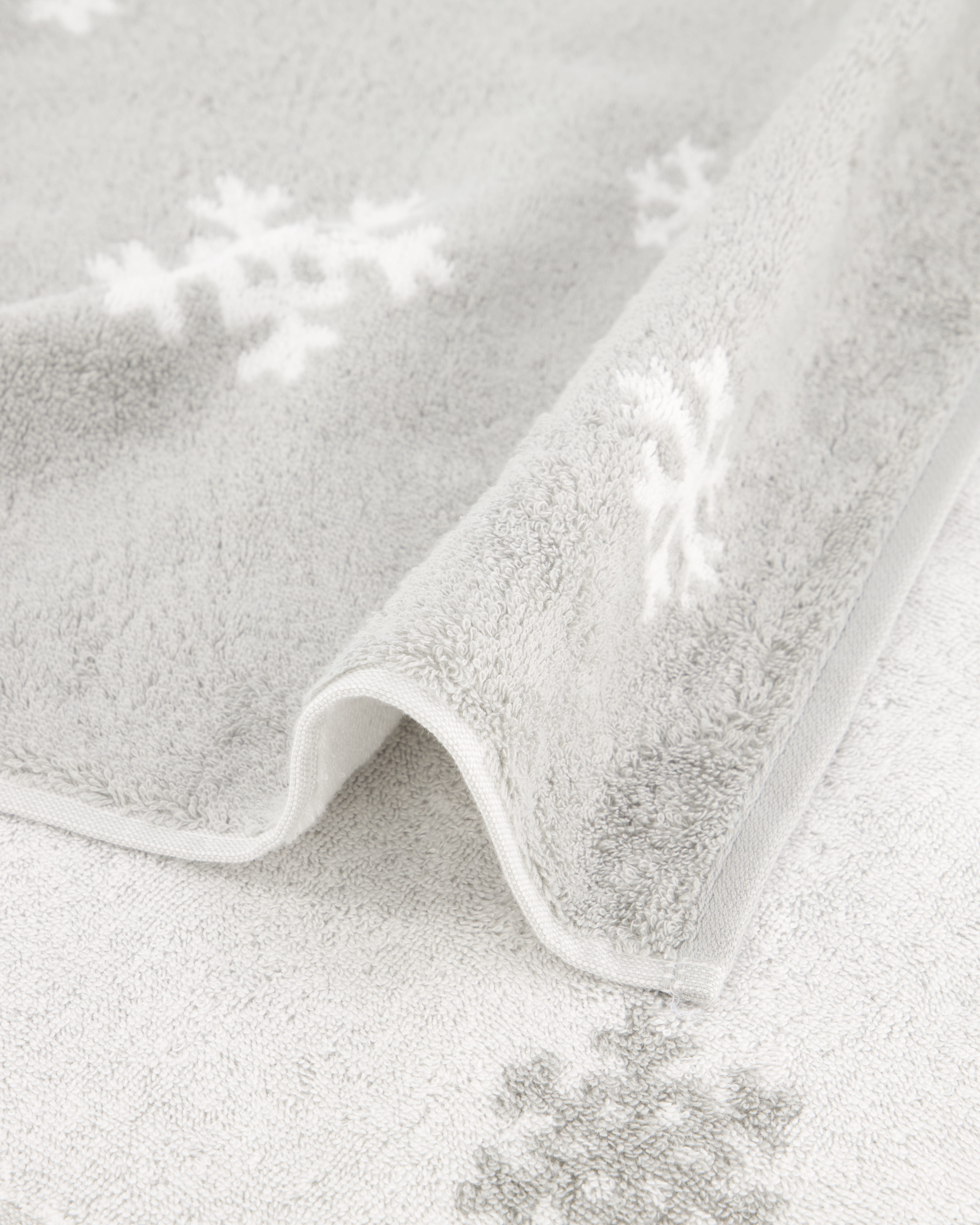 Cawö Handtücher WINTER EDITION Schneekristalle 6270 platin/weiß - 76
