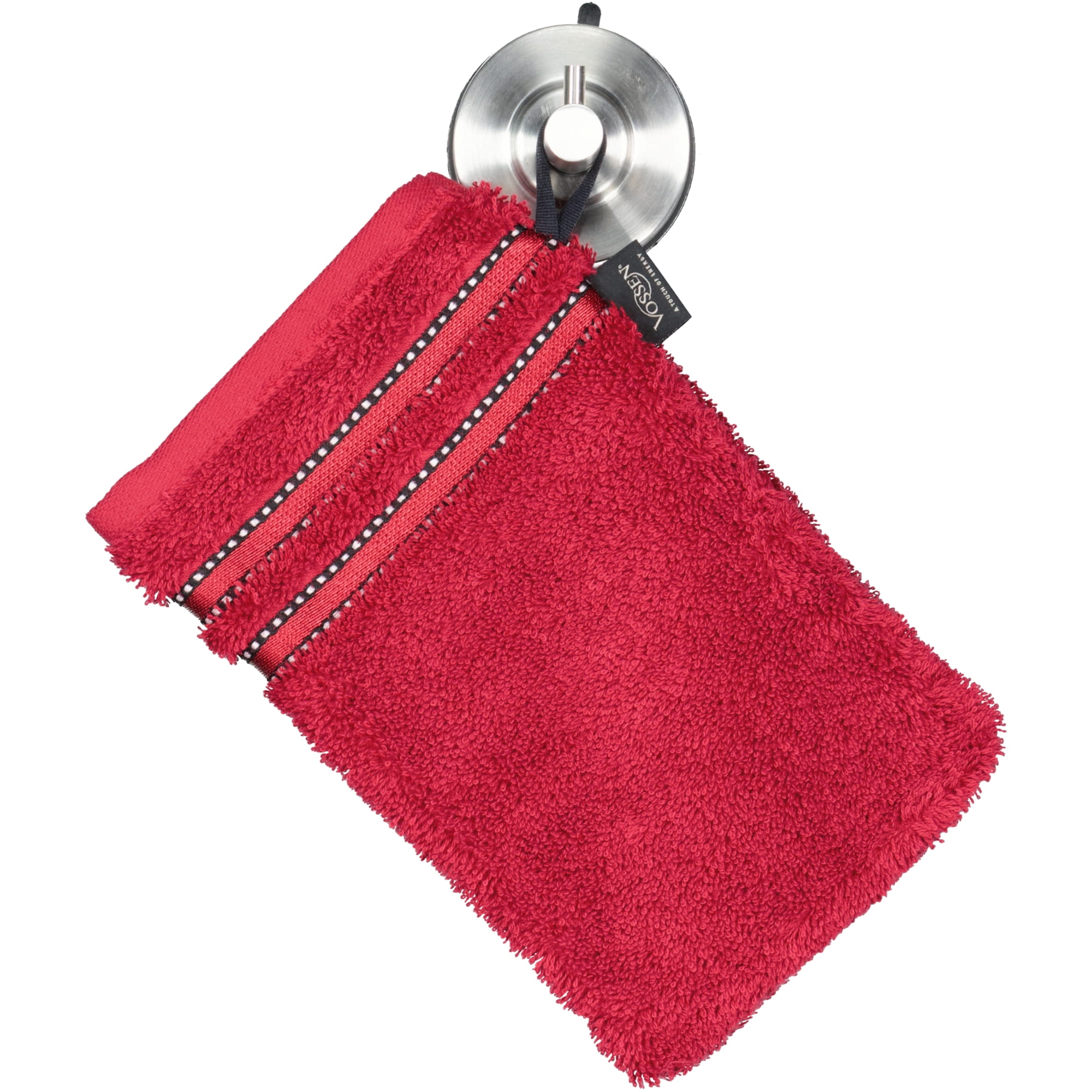 Vossen Handtücher Cult de Luxe rubin - 3900 - Waschhandschuh 16x22 cm