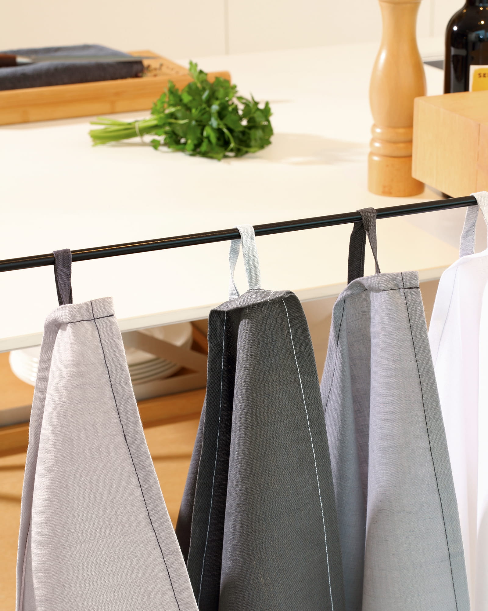 Cawö Home Solid 500 - Geschirrtuch 50x70 cm - Farbe: travertin - 366
