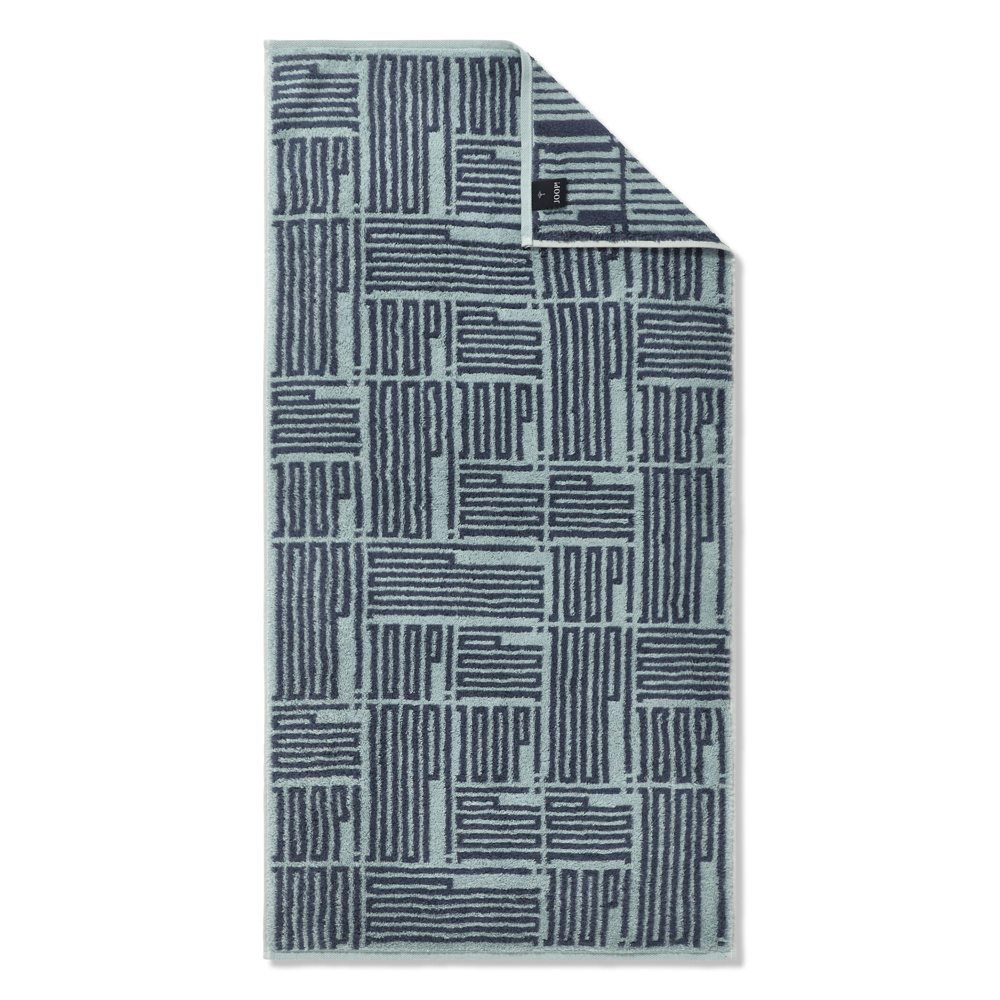 JOOP! Handtücher Bars Allover 1723 Aqua - 11 - Duschtuch 80x150 cm