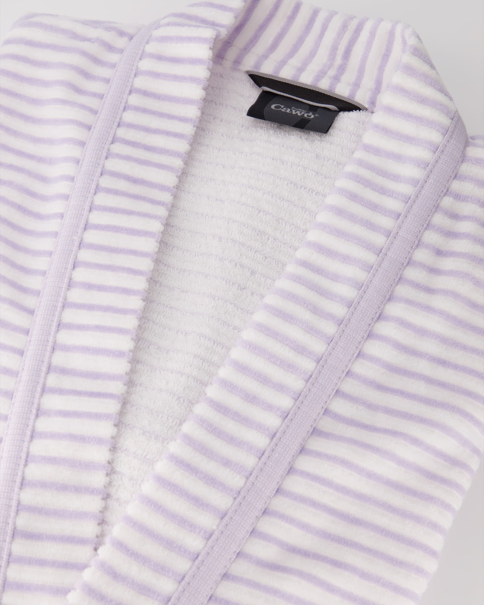 Cawö Bademäntel Damen Kimono Struktur 1214 flieder - 86