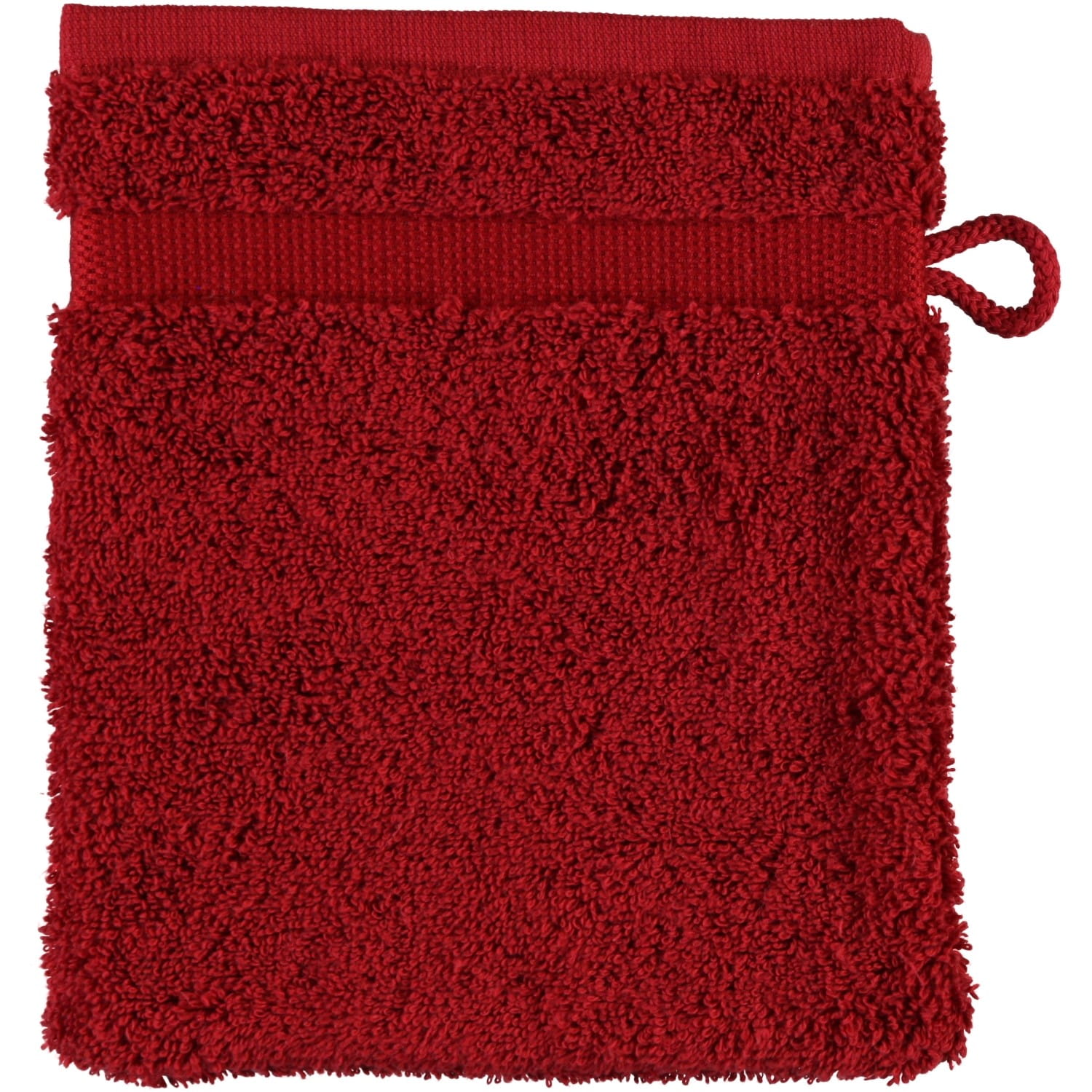 Rhomtuft - Handtücher Princess - Farbe: cardinal - 349 - Waschhandschuh 16x22 cm