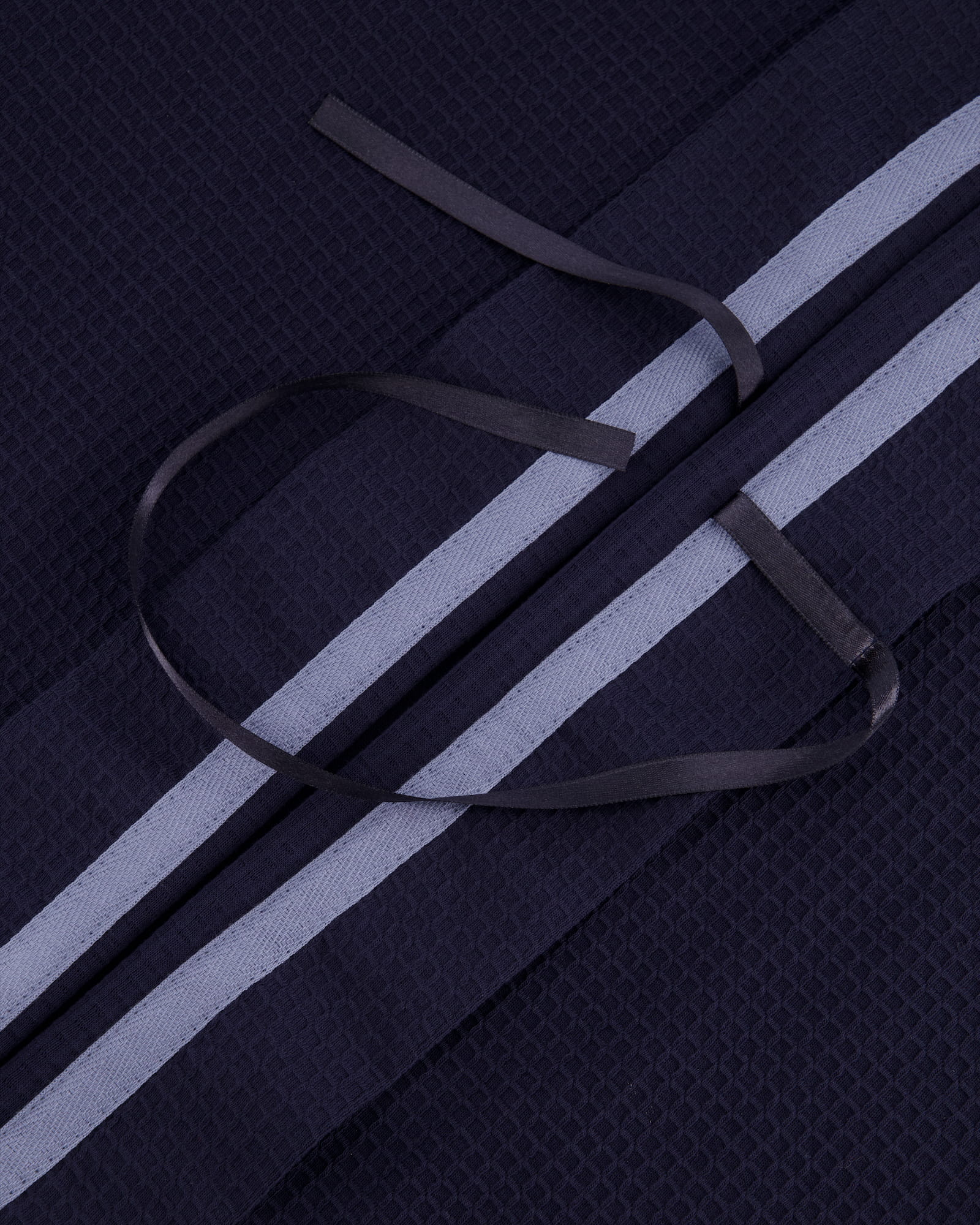 JOOP Damen Bademantel Kimono Pique 1657 - Farbe: Blau - 175 - XL