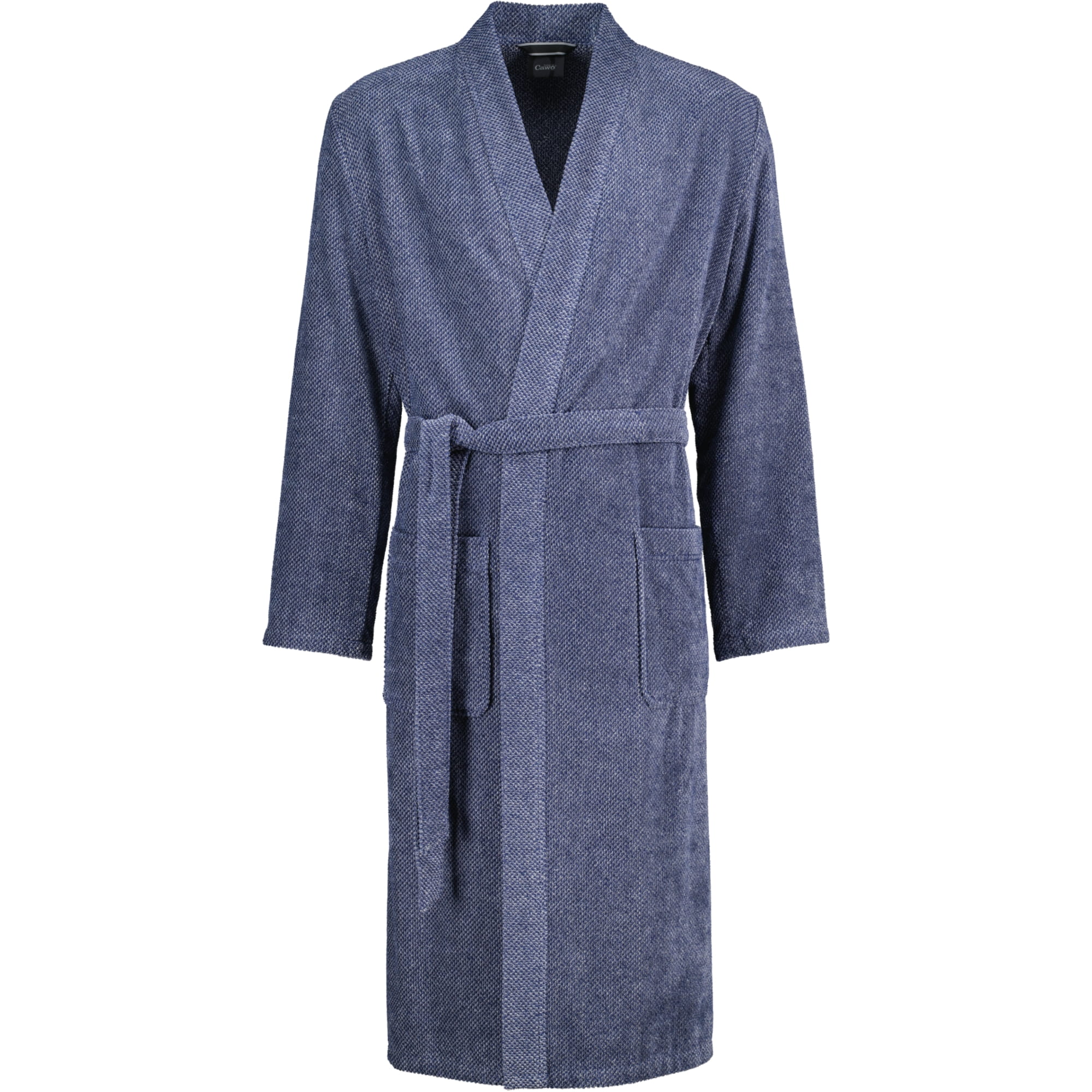 Cawö Home Herren Bademantel Kimono 5507 - Farbe: denim - 17