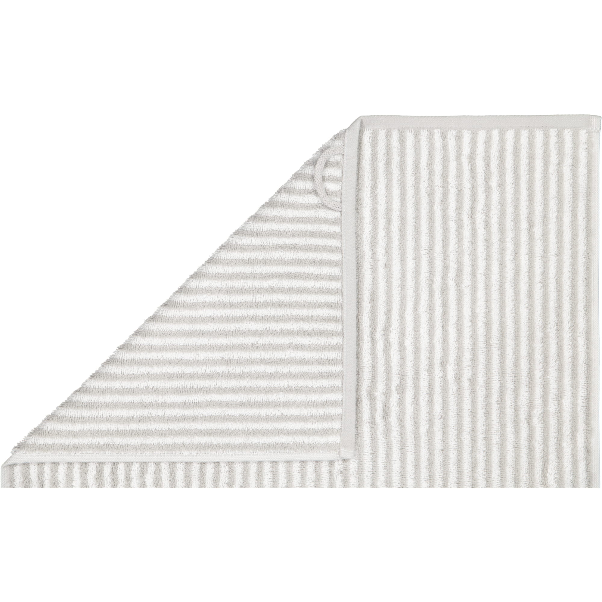 Cawö Handtücher Two-Tone Stripes 480 platin - 76