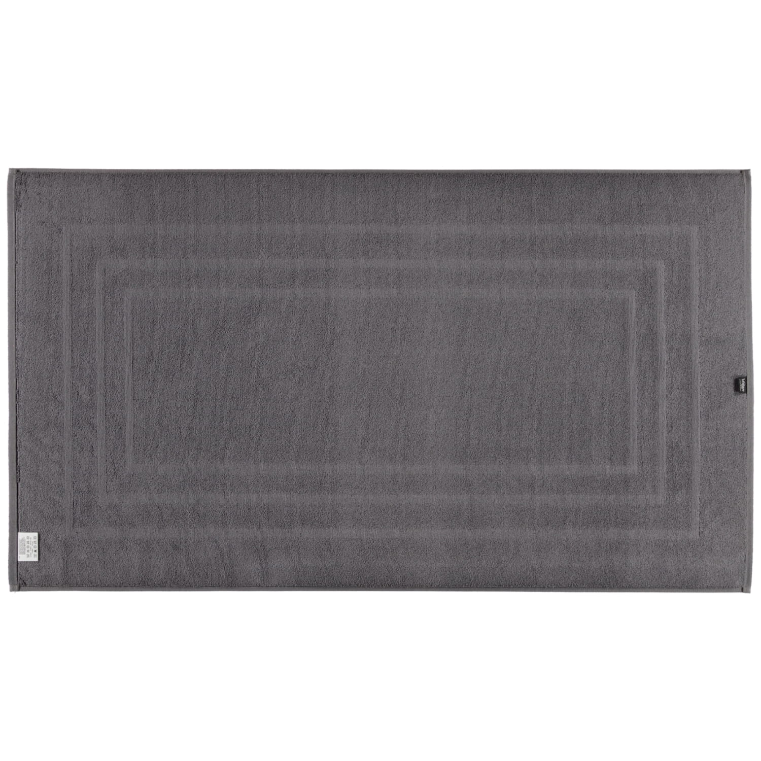 Vossen Badematten Feeling graphit - 7660 - 67x120 cm