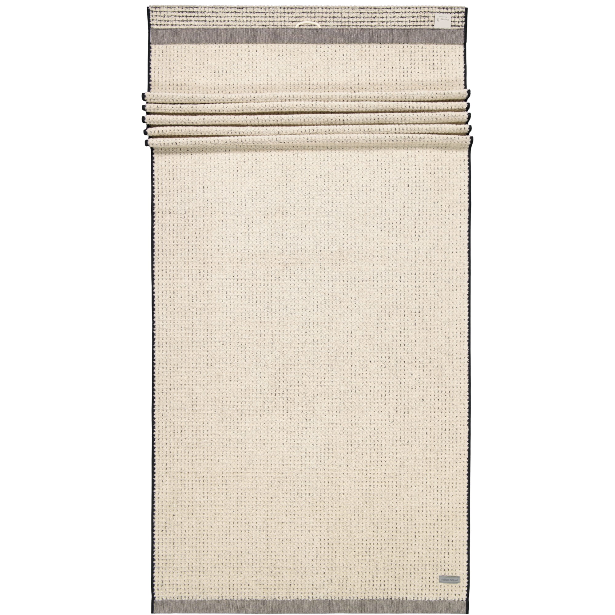 Möve - Eden - Piquée Struktur - Farbe: natur - 081 (1-0148/8942) - Saunatuch 80x200 cm