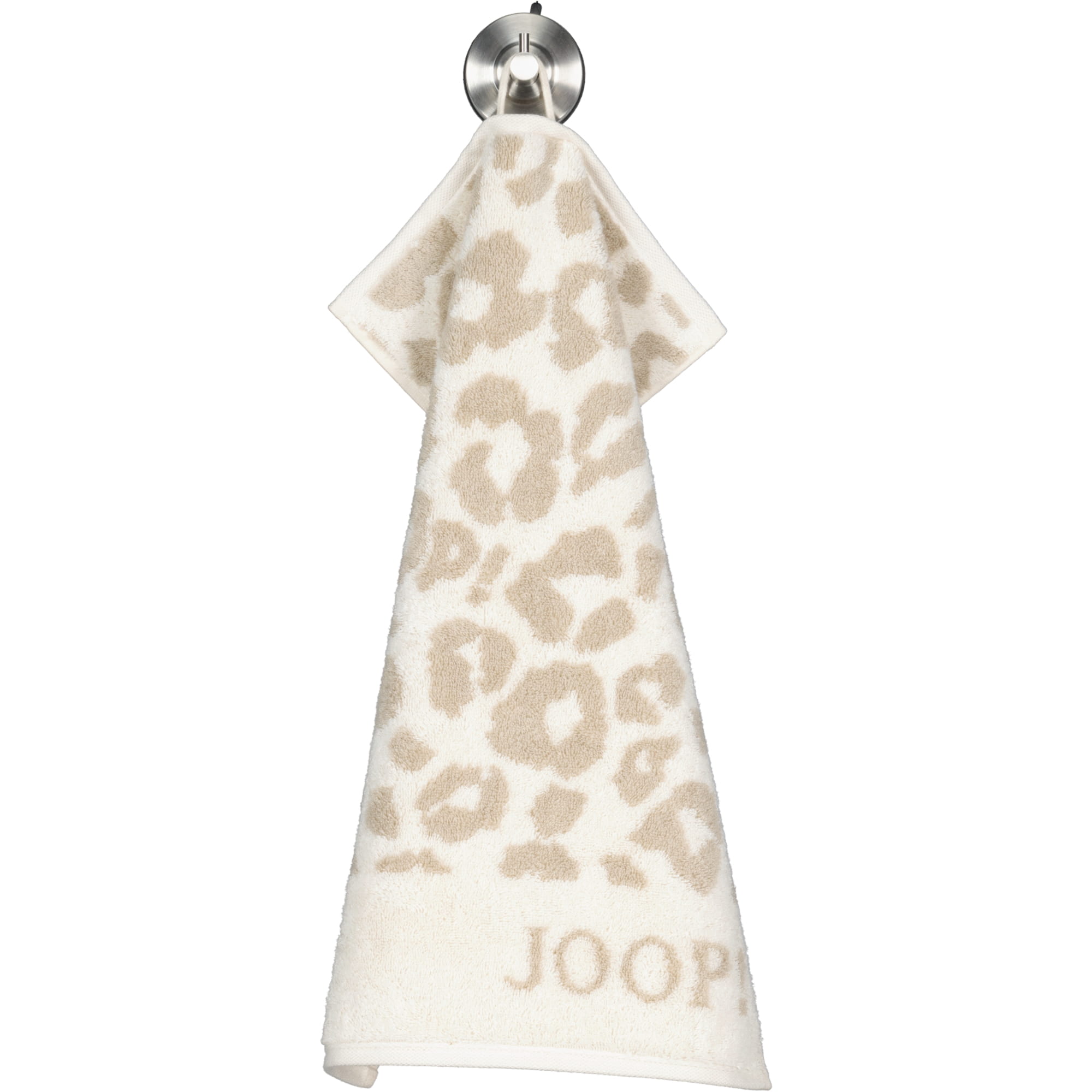 JOOP! Handtücher Leo Allover 1707 creme - 36 - Gästetuch 30x50 cm