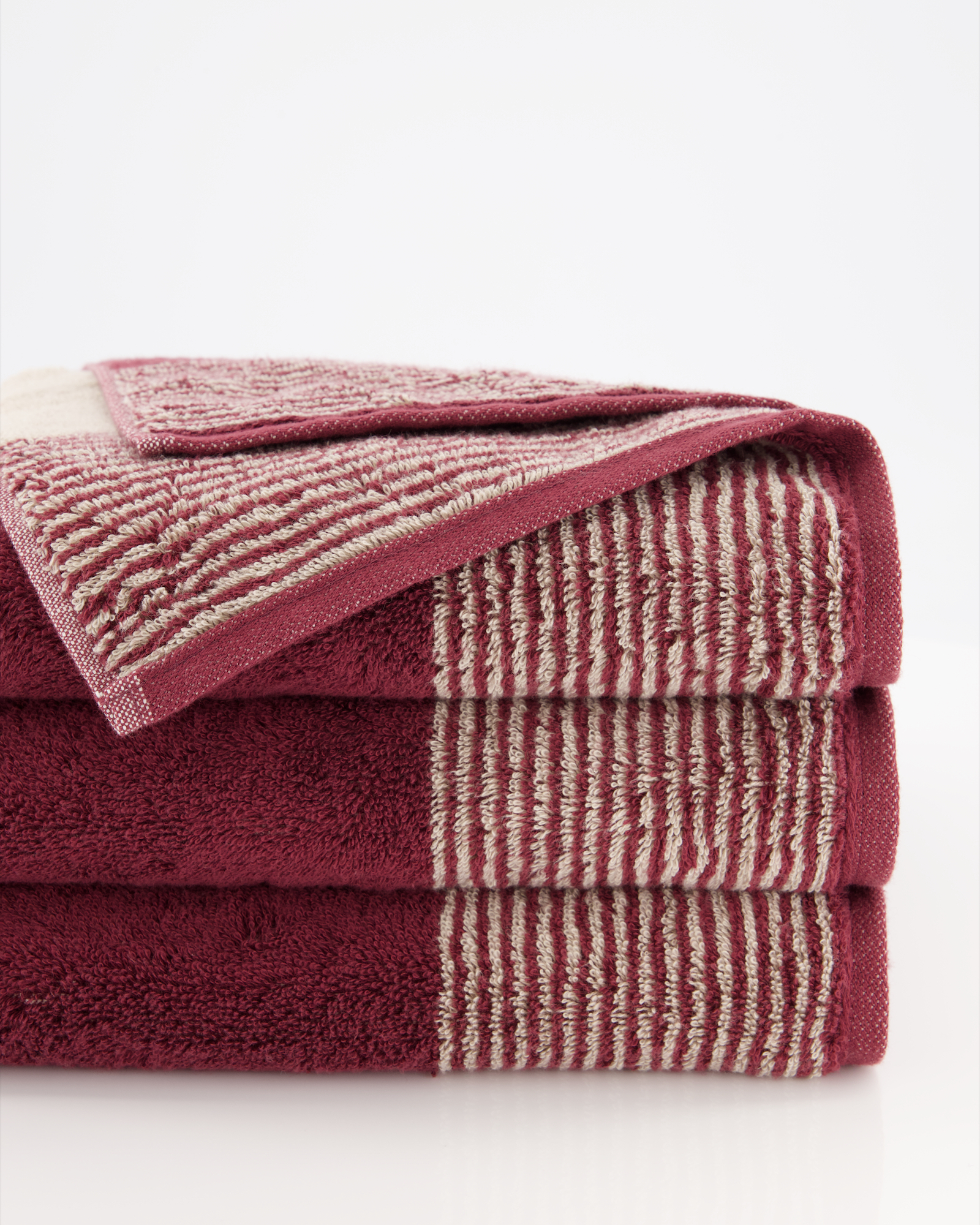 Cawö Handtücher Luxury Home Two-Tone 590 bordeaux - 23
