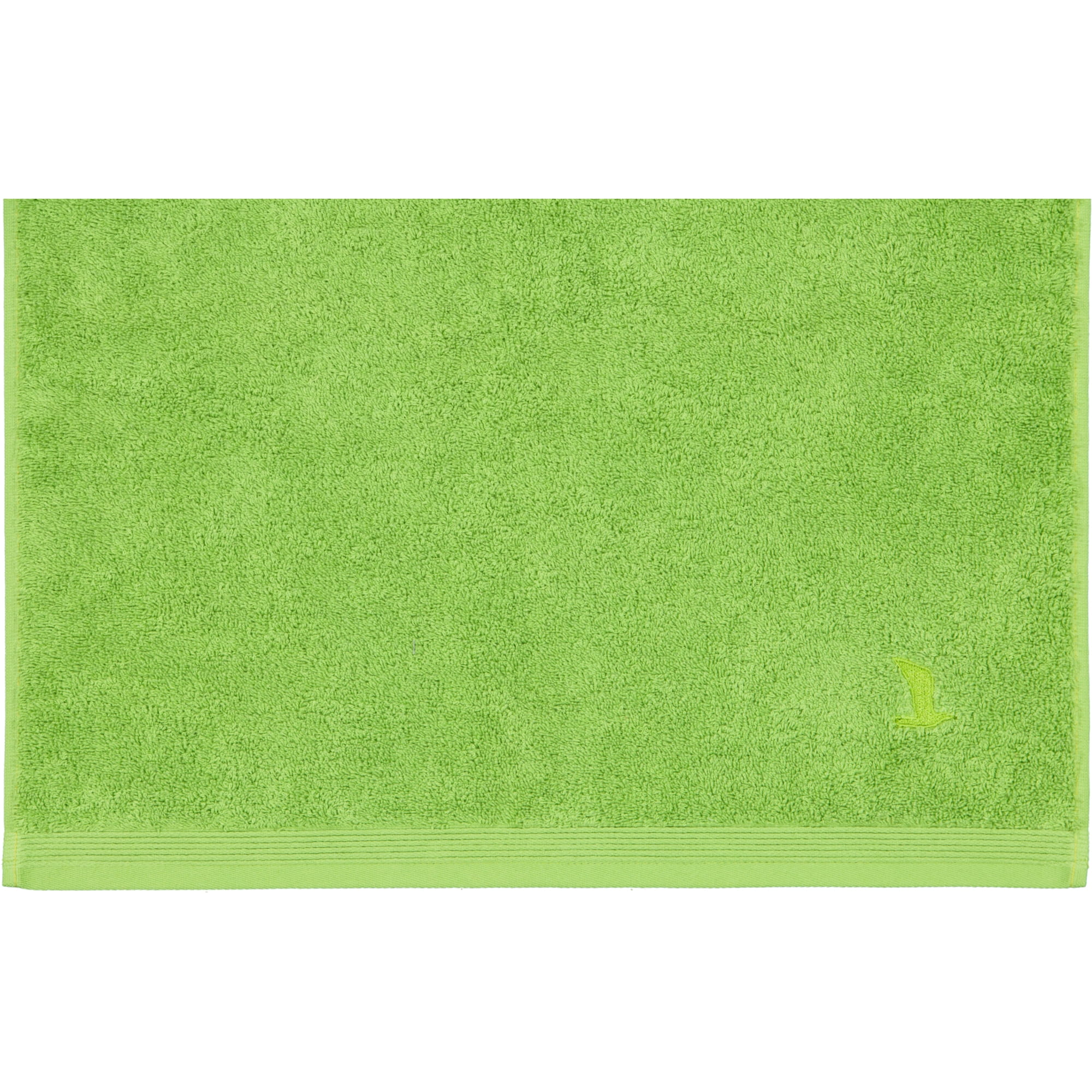 Möve - Superwuschel - Farbe: peridot - 658 (0-1725/8775) - Gästetuch 30x50 cm