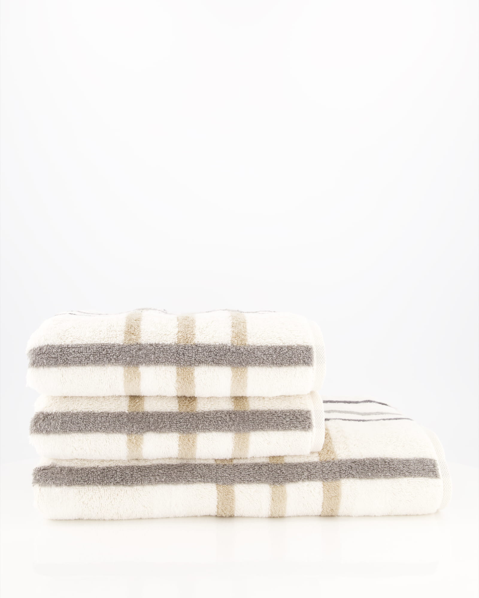 Cawö Handtücher Noblesse Check 1089 natur - 33 - Handtuch 50x100 cm