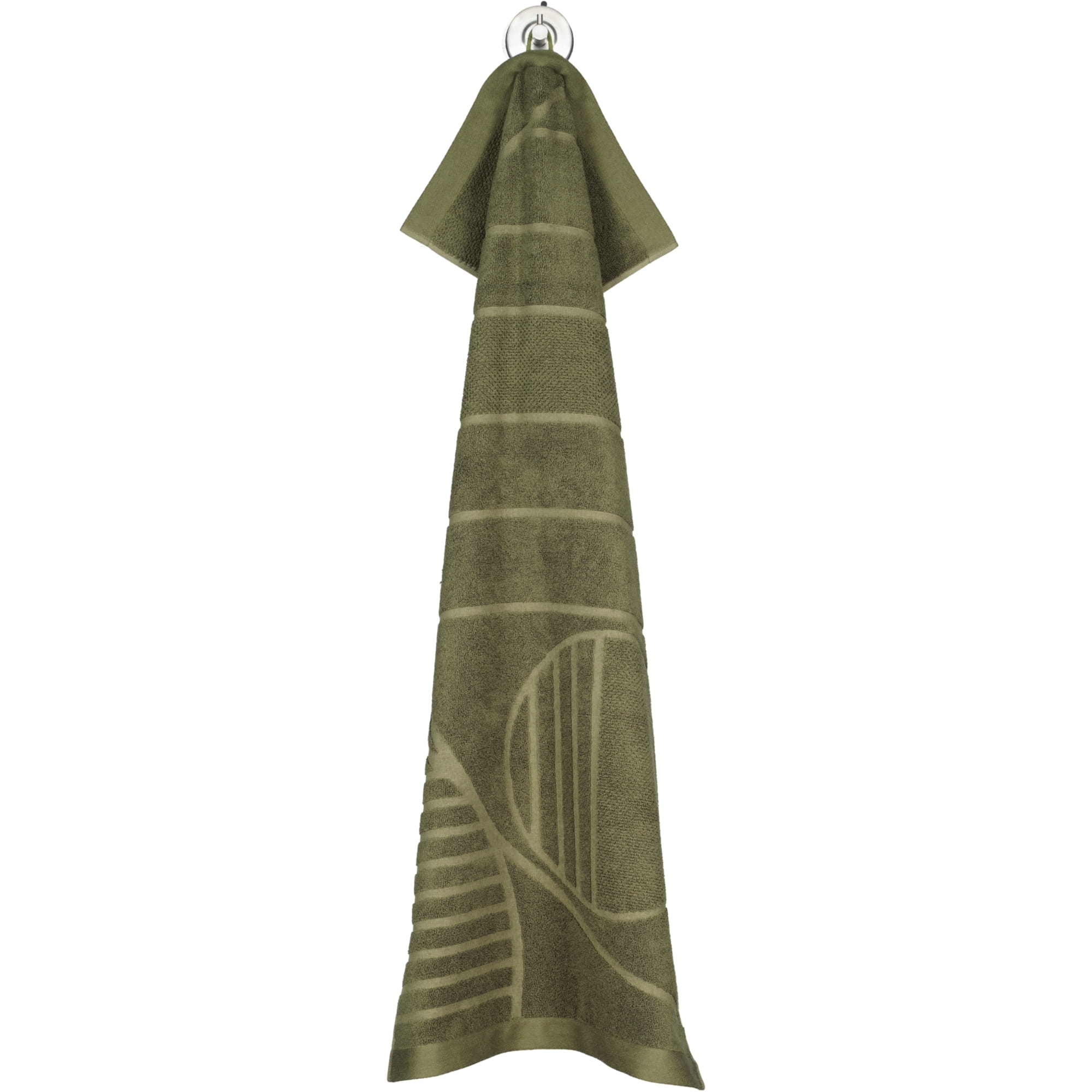 Möve Handtücher Autumn Delights olive - 670 - Handtuch 50x100 cm