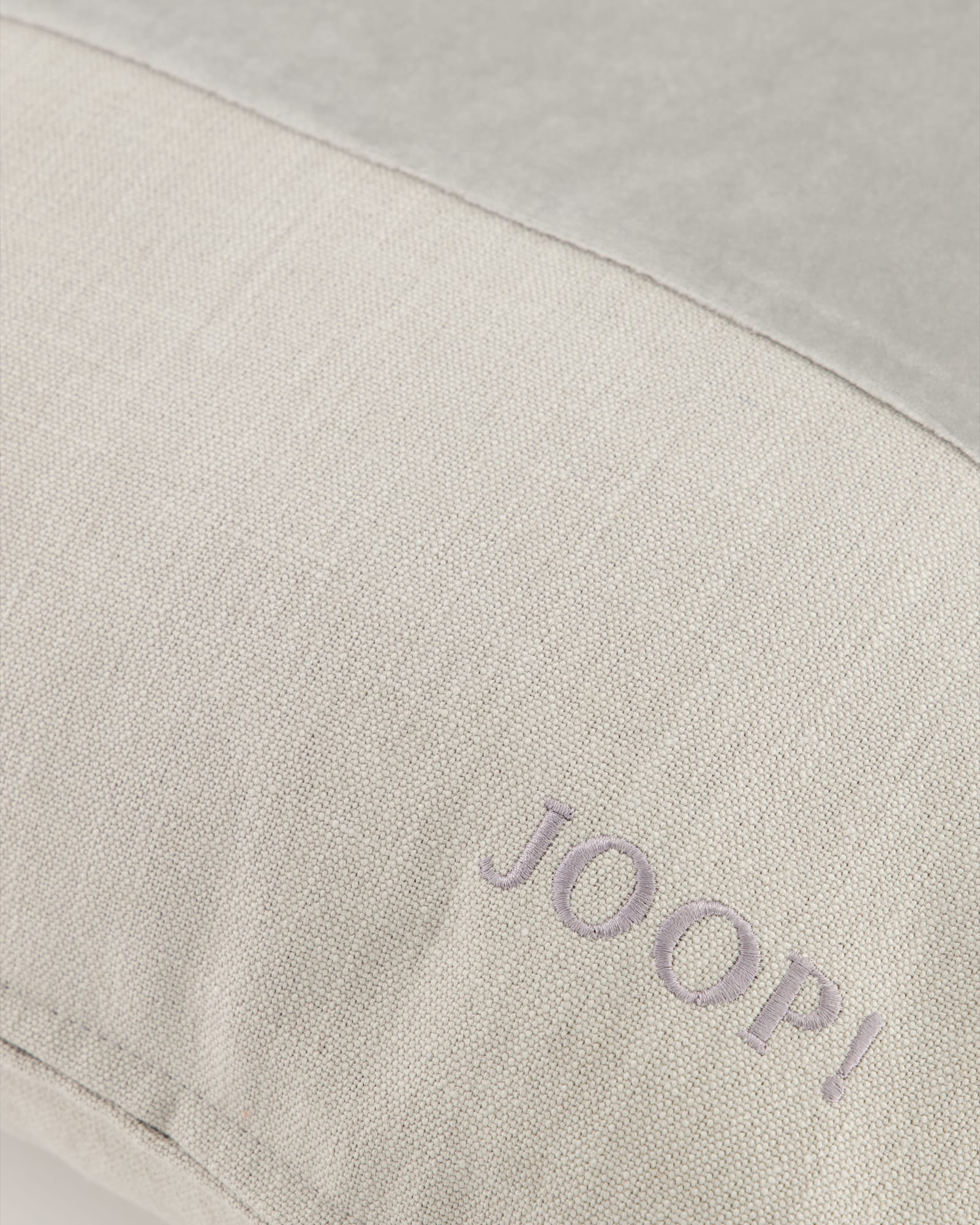 JOOP! Kissenhüllen Split Silber - 010 - 50x50 cm