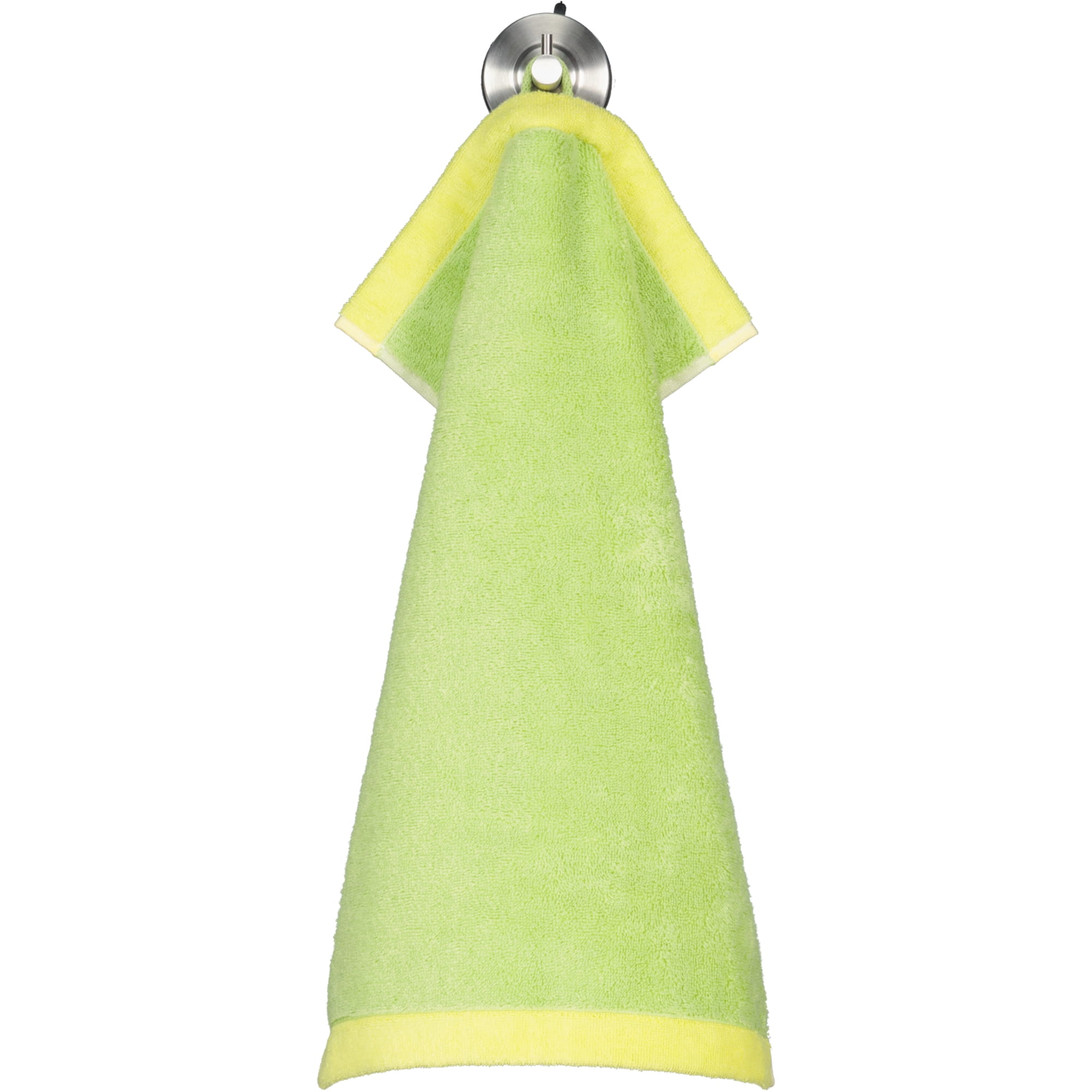 Cawö Handtücher Lifestyle Splash 7071 pistazie/lemon - 45 - Gästetuch 30x50 cm