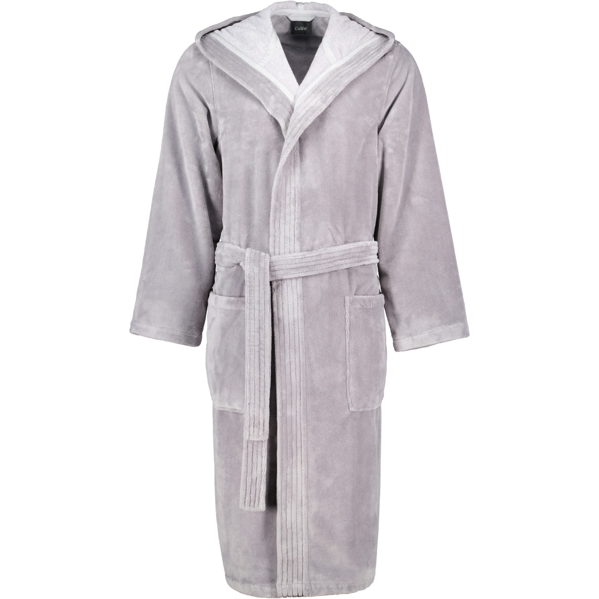 Cawö Home Herren Bademantel Kapuze 801 - Farbe: graphit - 73