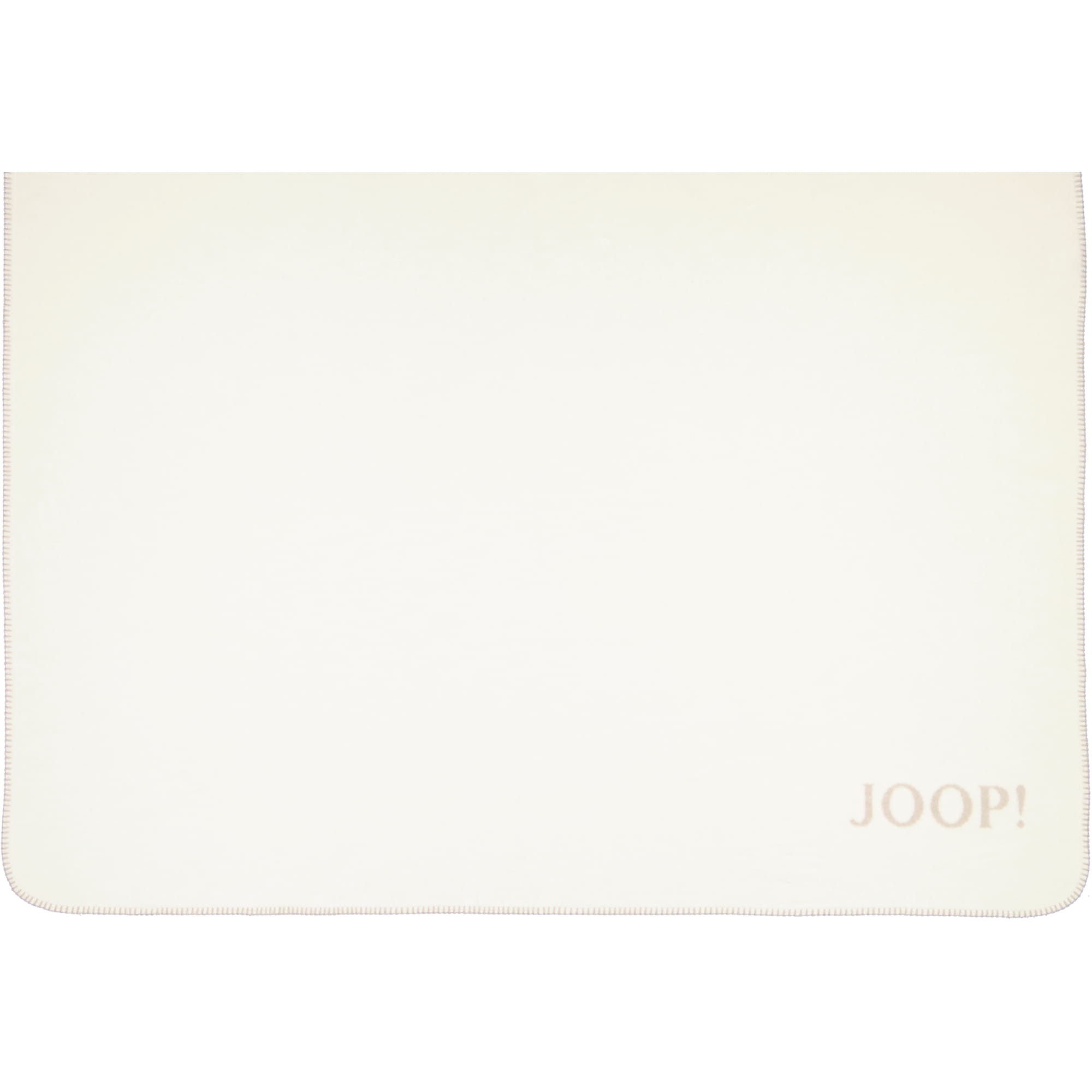 JOOP! Wohndecke Uni-Doubleface - Größe: 150x200 cm - Farbe: Sand-Pergament