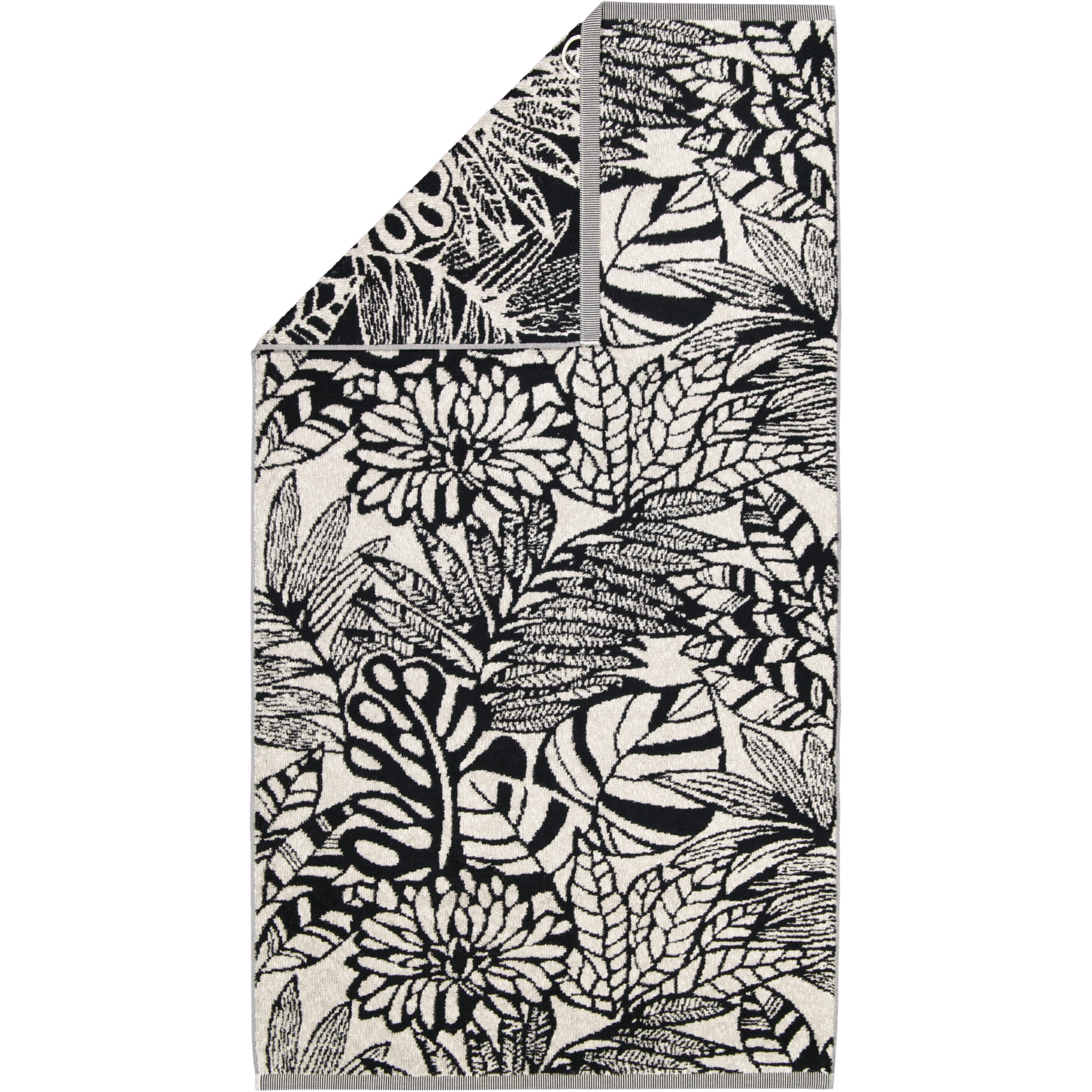Möve Handtücher Brooklyn Botanic nature/black - 081 - Duschtuch 80x150 cm