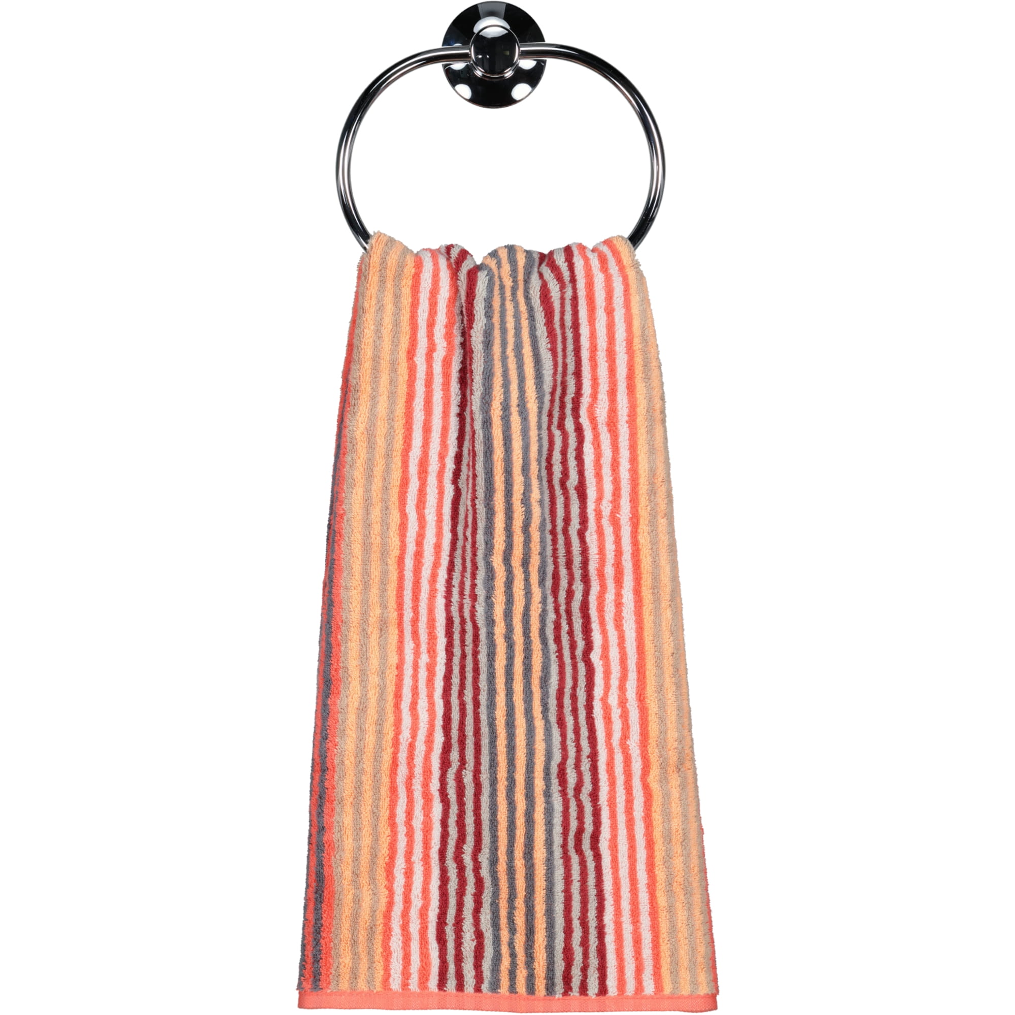 Cawö - Unique Streifen 944 - Farbe: koralle - 22 - Handtuch 50x100 cm