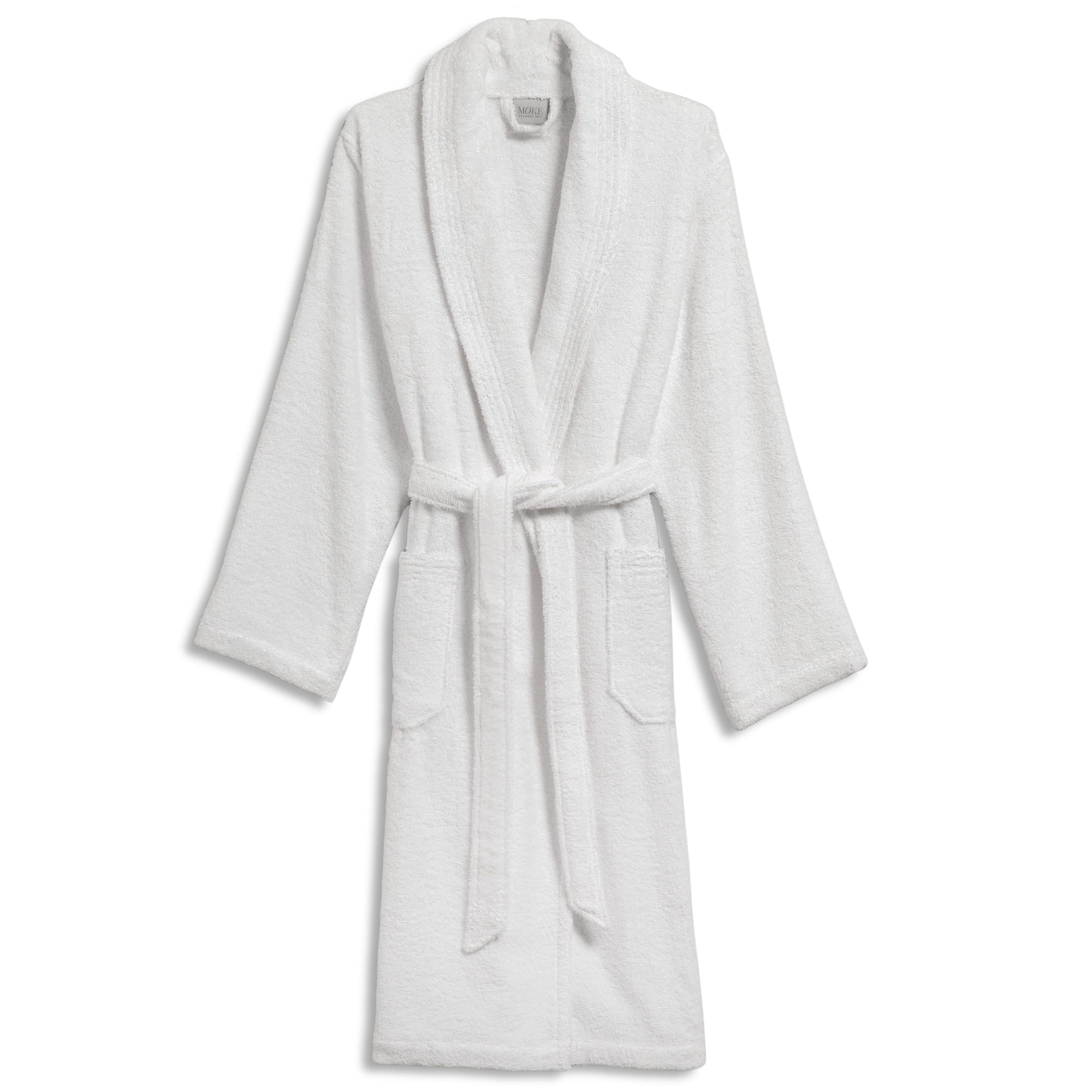 Möve Bademäntel unisex Schalkragen Basic snow - 001