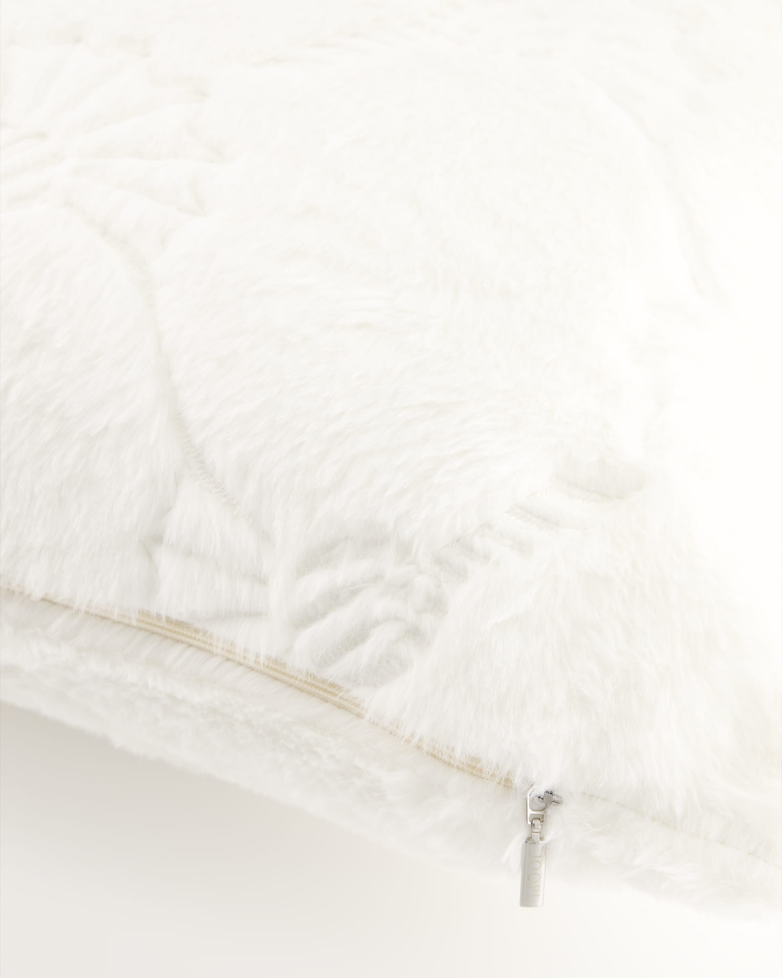 JOOP! Kissenhüllen Cozy Cornflower Weiß - 001 - 50x50 cm