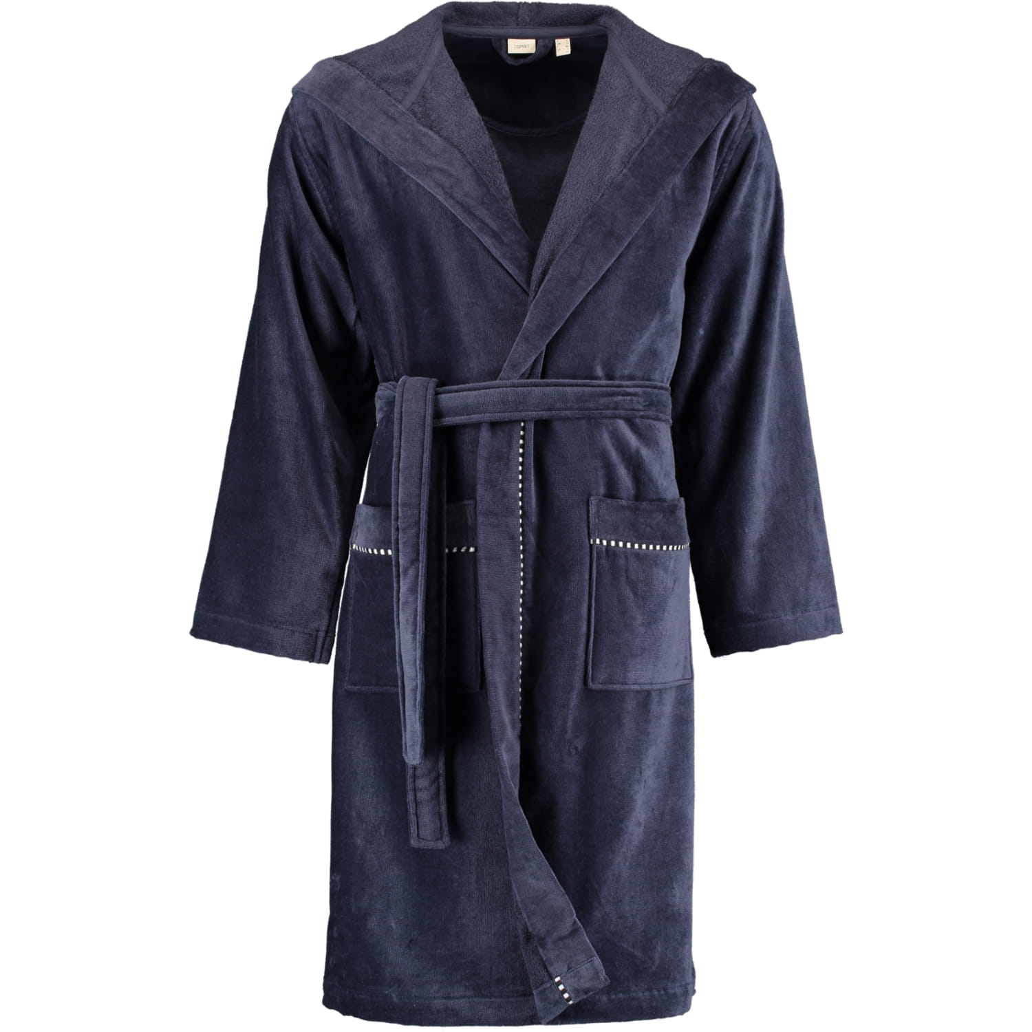 Esprit Bademantel Box Kapuze - Farbe: navy blue - 488
