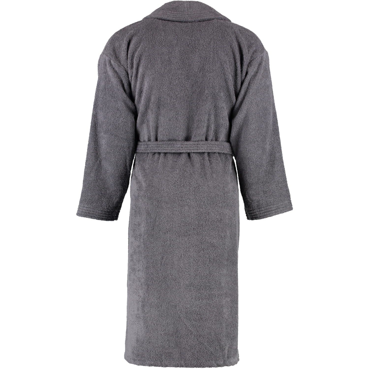 Rhomtuft - Bademantel Sir & Lady - Unisex - Farbe: zinn - 02 - M