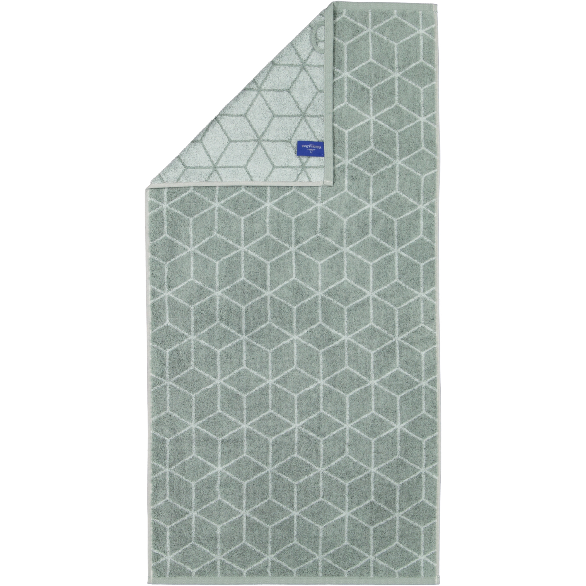 Villeroy & Boch Handtücher Coordinates Carré 2557 sage green - 44 - Handtuch 50x100 cm