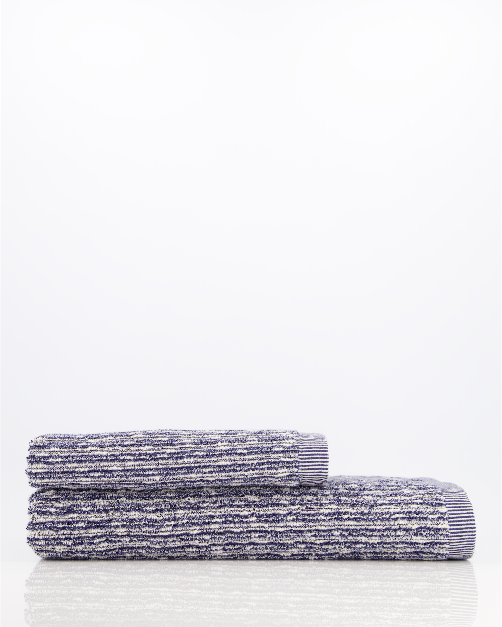 Möve Handtücher Brooklyn Pinstripe nature/deep sea - 042 - Handtuch 50x100 cm