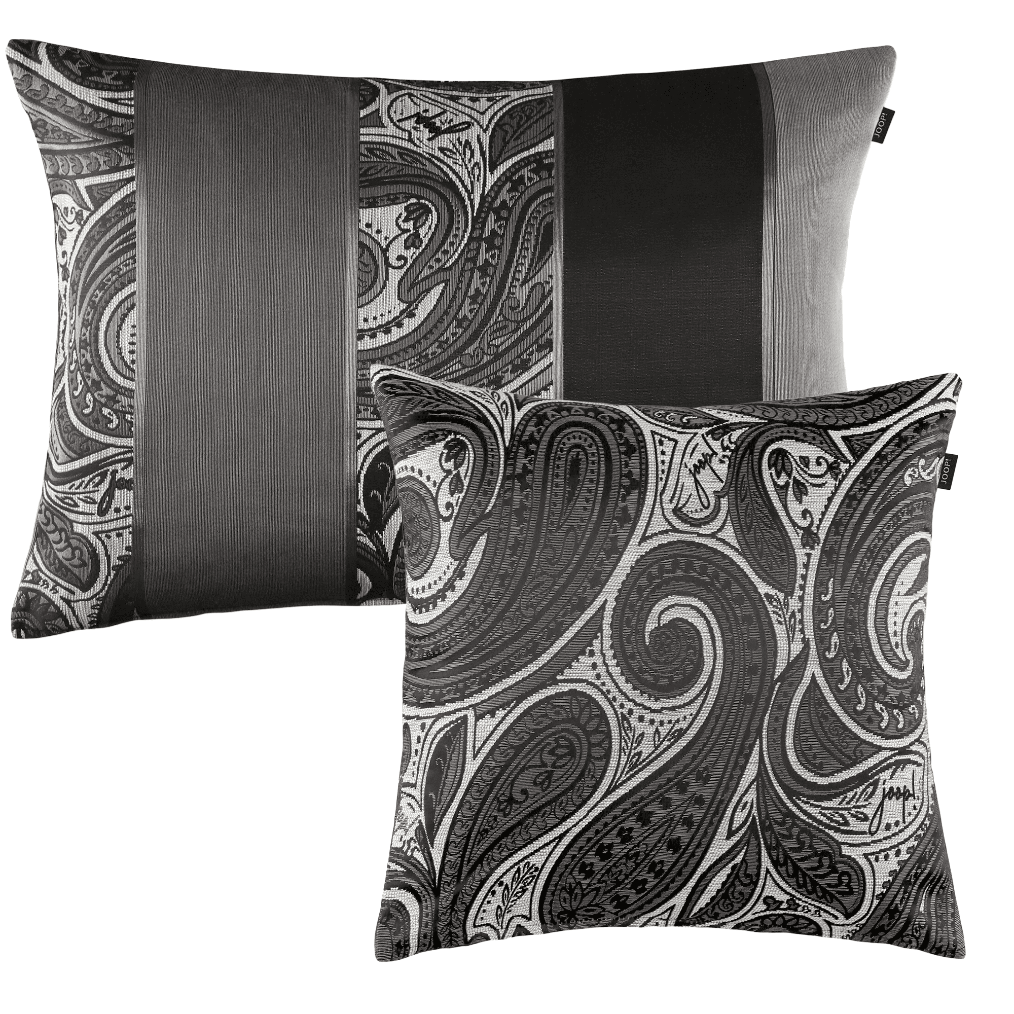 JOOP! Kissenhüllen Paisley Allover Silbergrau - 010