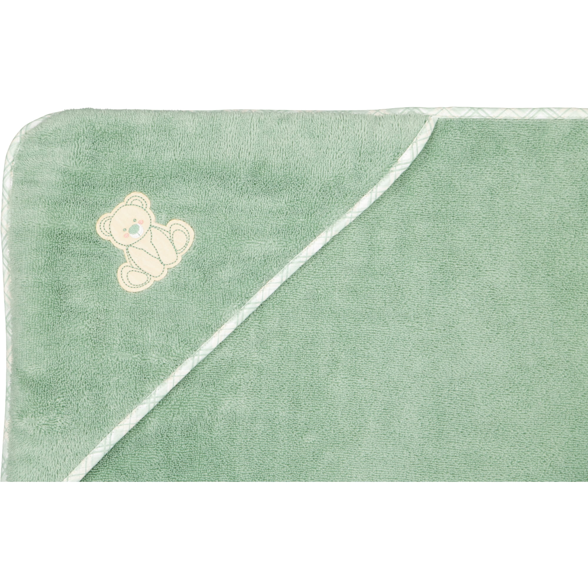 Vossen Kapuzentücher Teddy soft green - 5305 - Kapuzentuch 100x100 cm