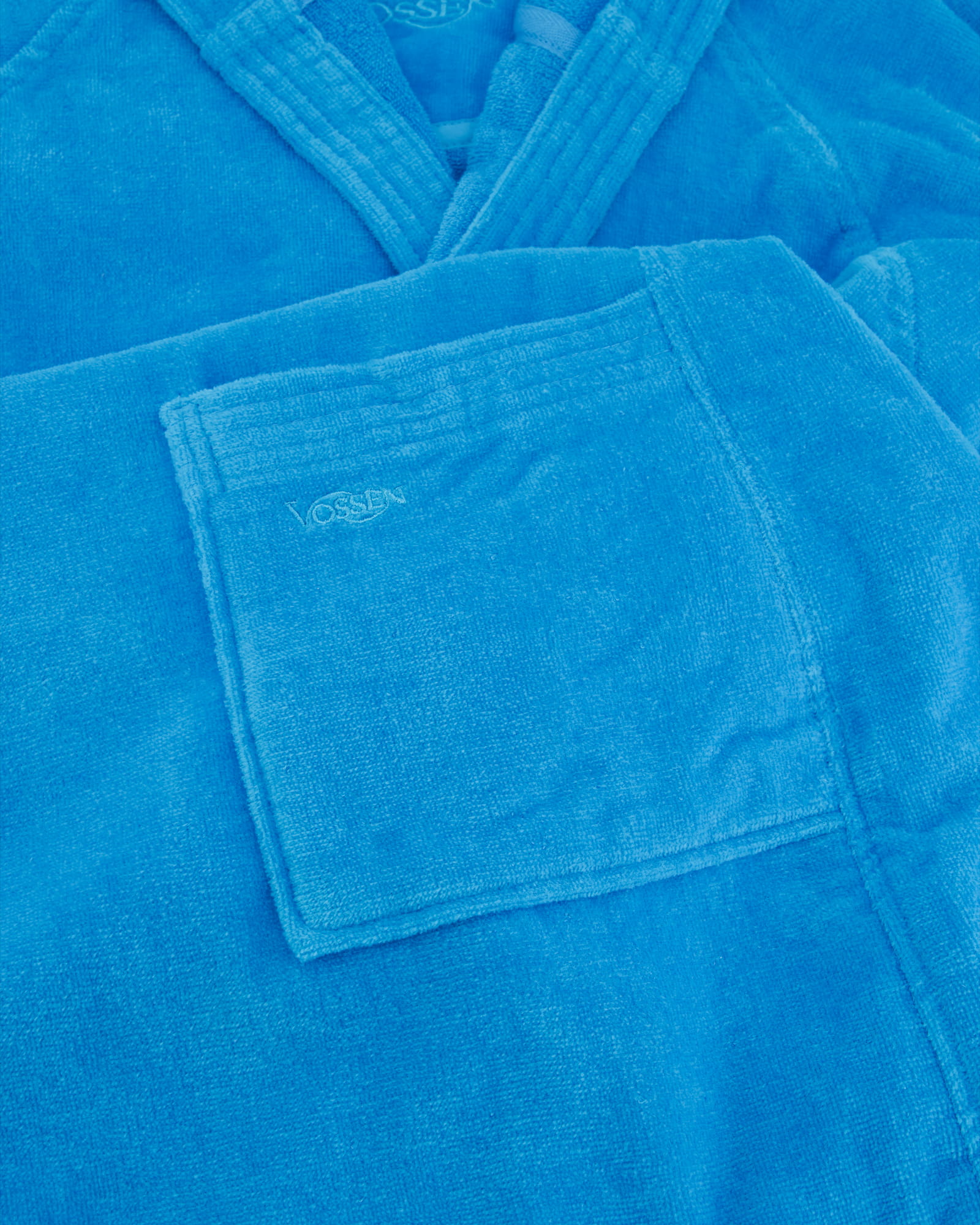 Vossen Bademäntel unisex Kurzmantel mit Kapuze Texas turquoise - 5570