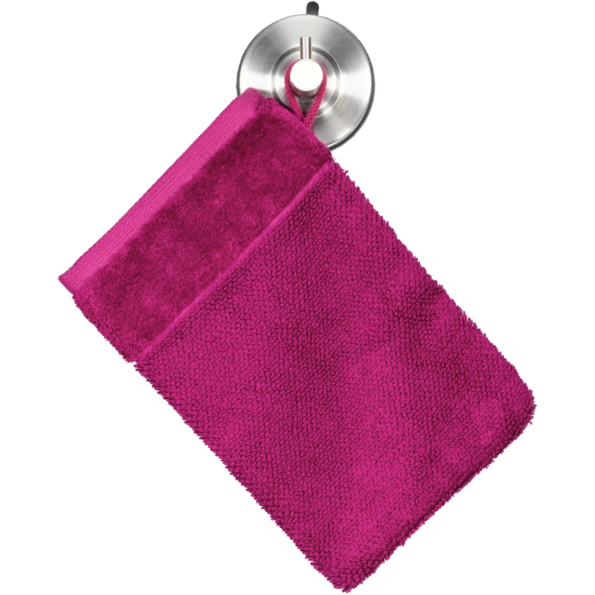 Möve Bamboo Luxe - Farbe: berry - 266 (1-1104/5244) - Waschhandschuh 15x20 cm