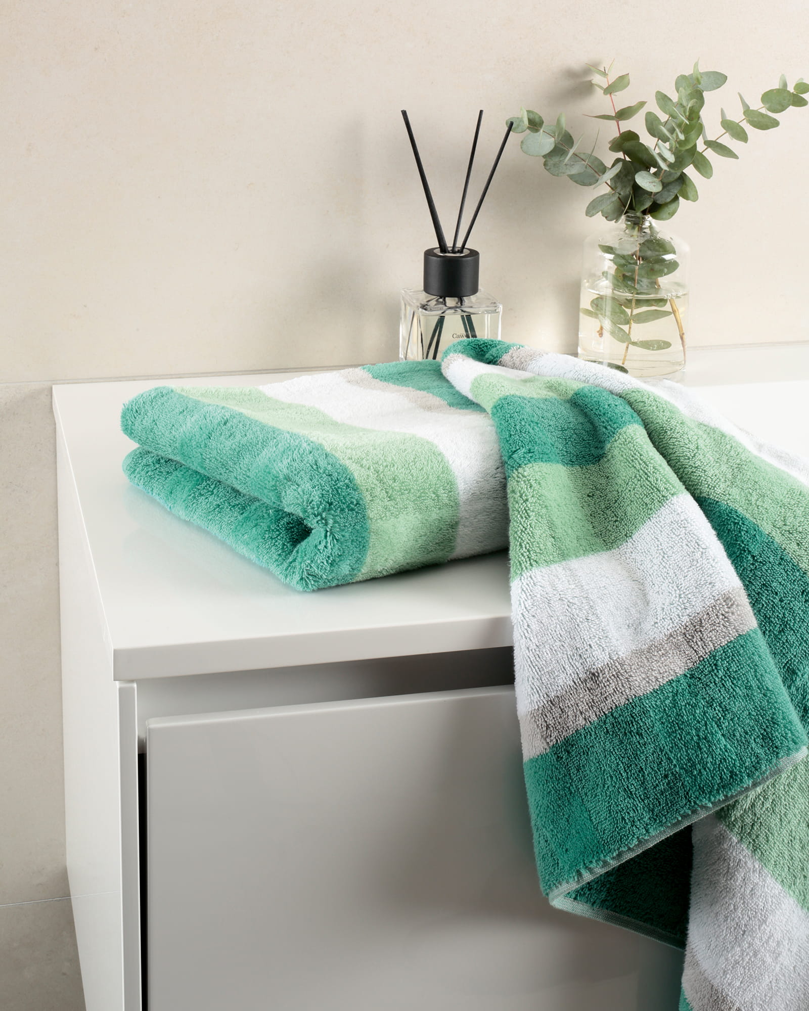 Cawö Handtücher Noblesse Stripe 1087 smaragd - 44