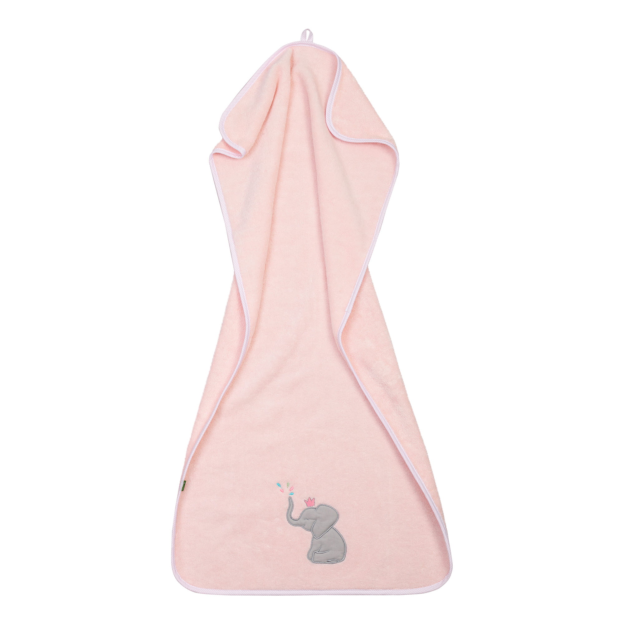 Smithy Pastellflausch Elefant - Kinderhandtuch 50 x 100 cm - Farbe: rosa (2003120)