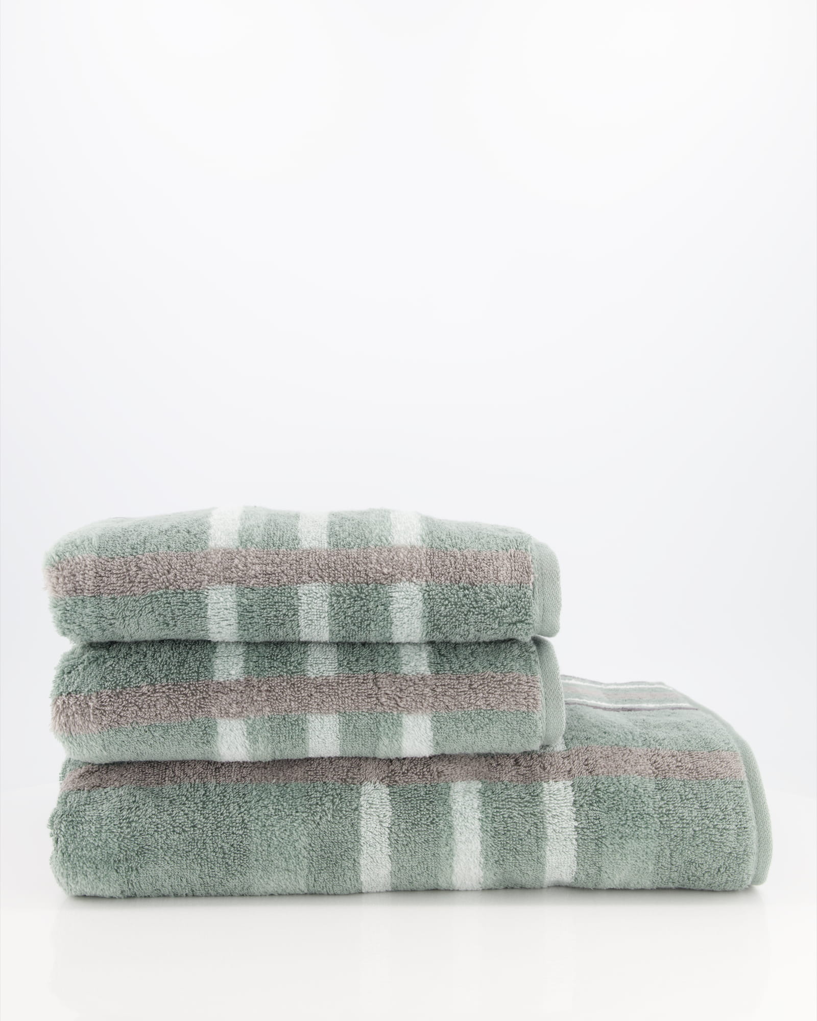 Cawö Handtücher Noblesse Check 1089 nordic green - 44 - Handtuch 50x100 cm