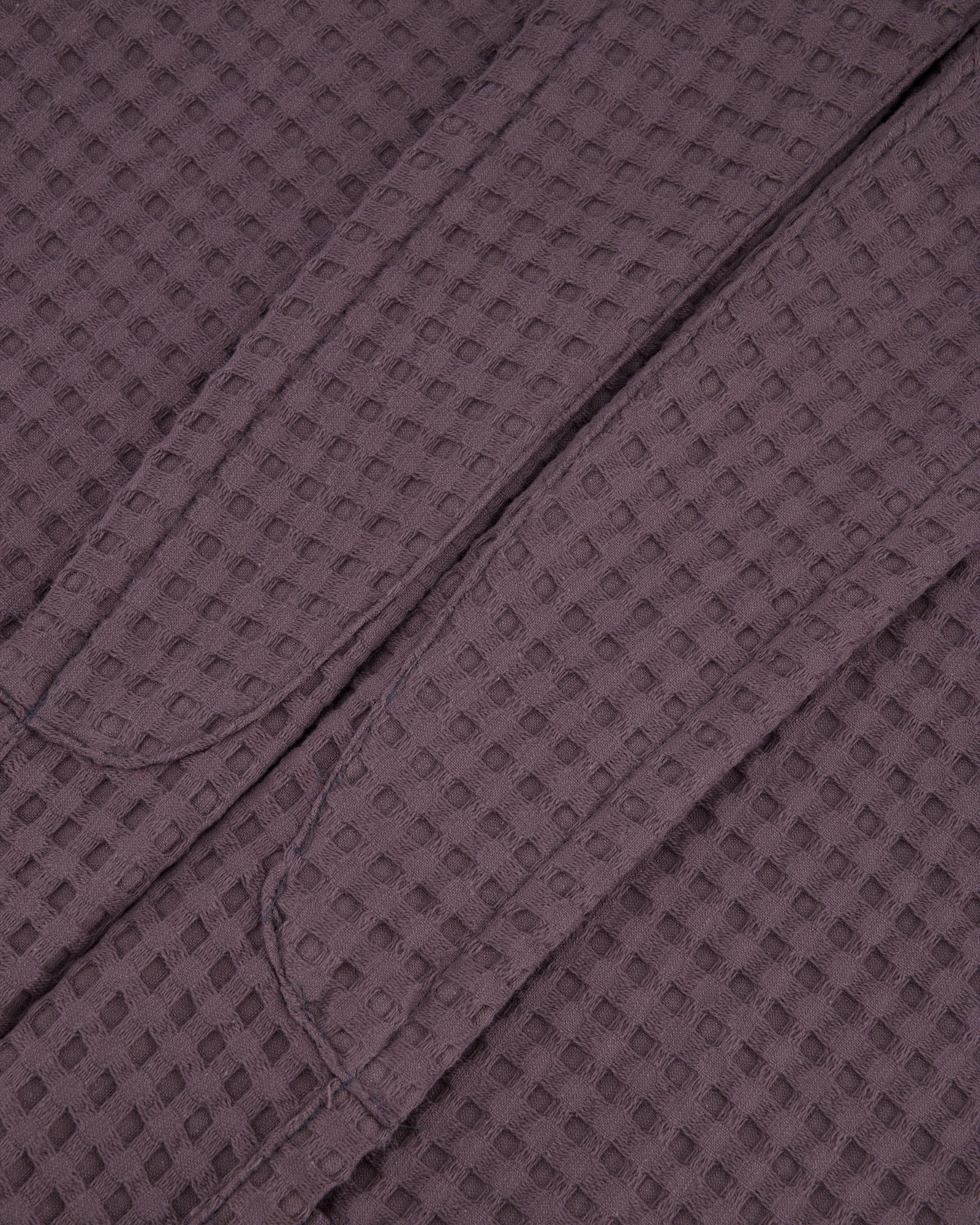 Möve - Kapuzenbademantel Piquée - Farbe: graphite - 842 (2-7650/0175)