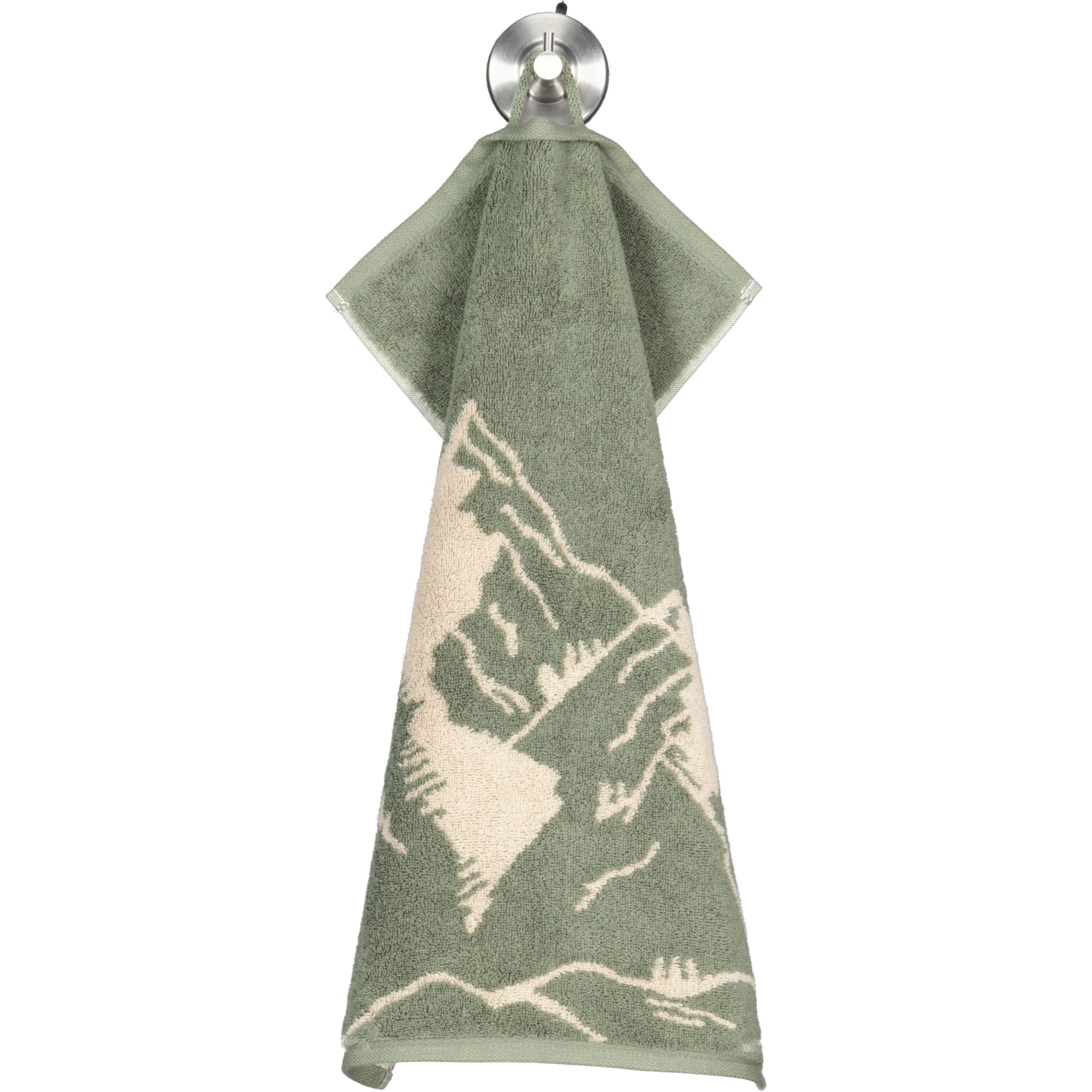 Cawö Handtücher Alpenchic Edition Berge 6269 zirbe - 43 - Gästetuch 30x50 cm