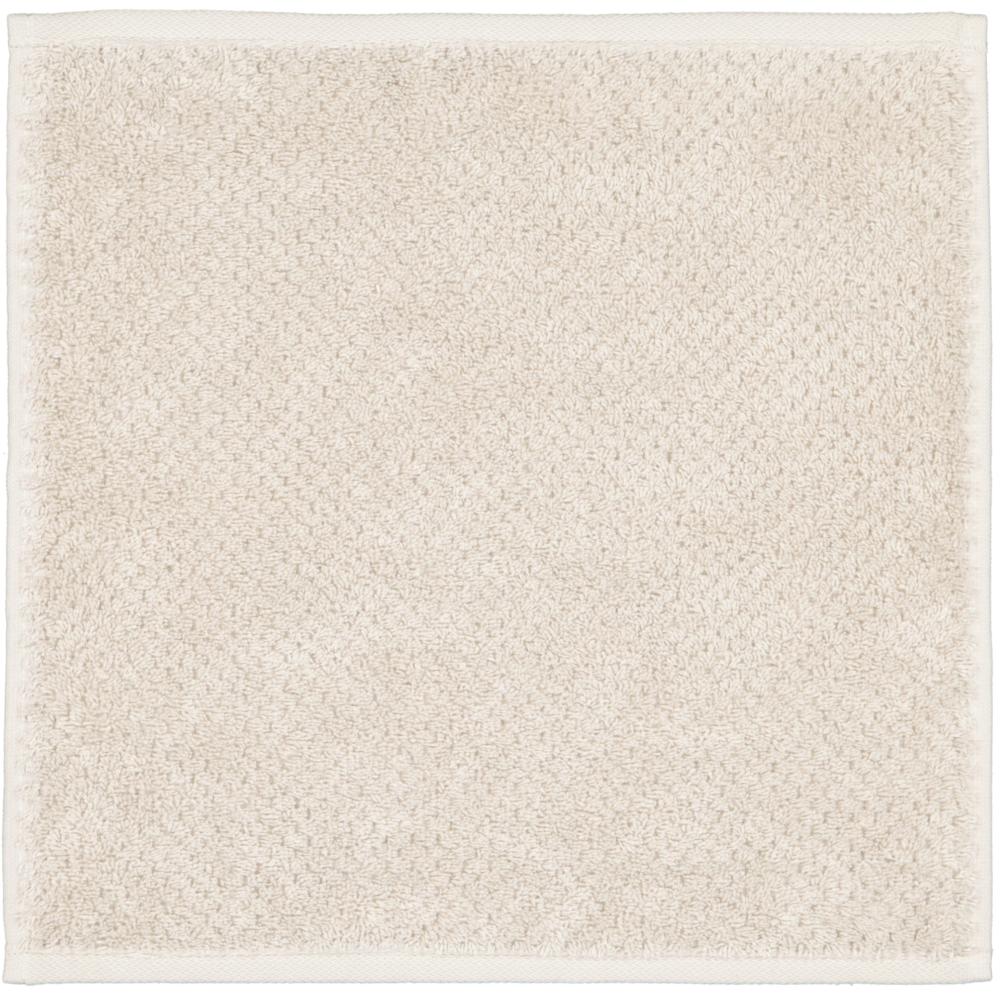 Cawö Handtücher Pure 6500 - Farbe: kreide - 730 - Seiflappen 30x30 cm