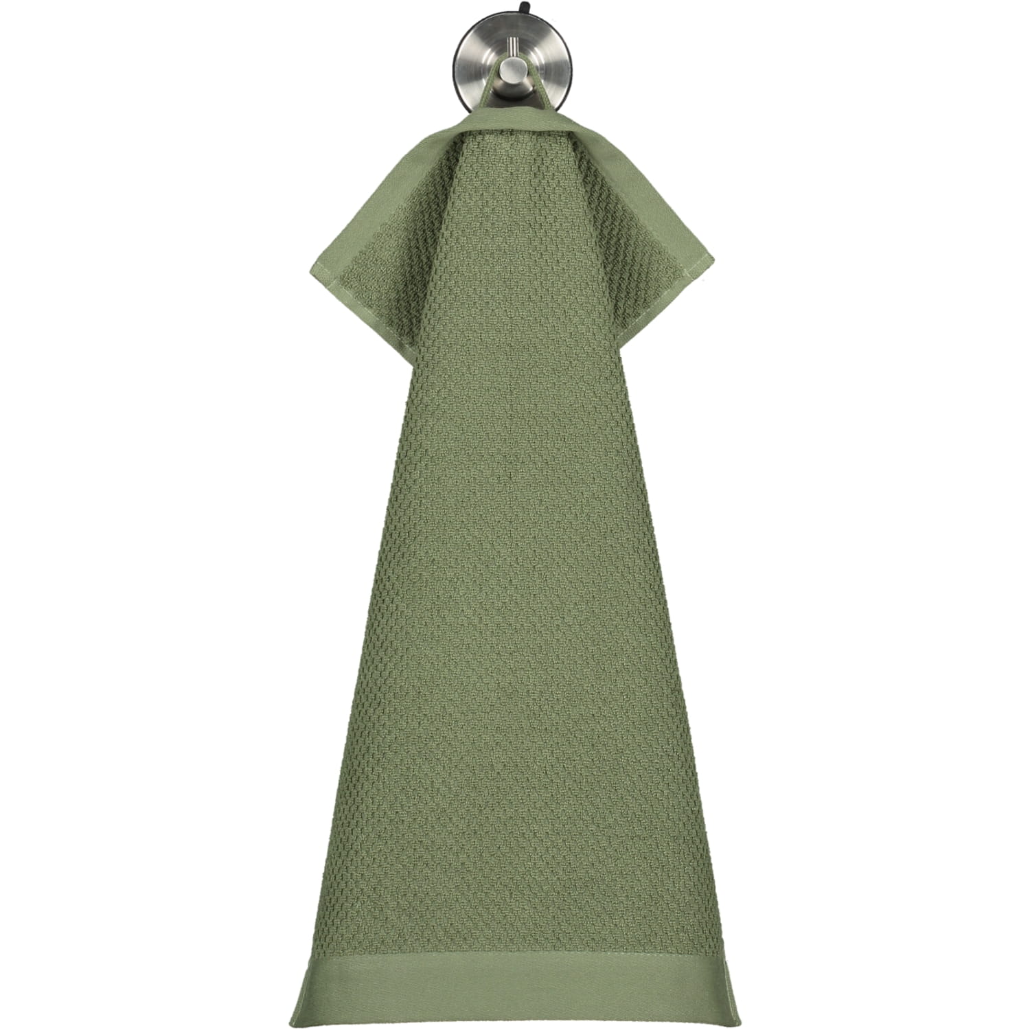 Rhomtuft - Handtücher Baronesse - Farbe: olive - 404 - Gästetuch 30x50 cm