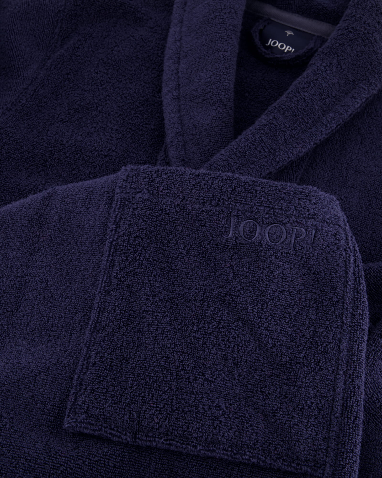 JOOP! Bademäntel Damen Schalkragen 1650 blau - 175