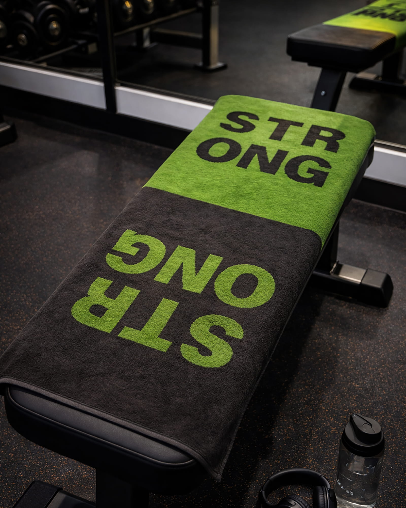 Cawö Fitness-Handtücher STRONG 6295 lime - 47 - 50x130 cm