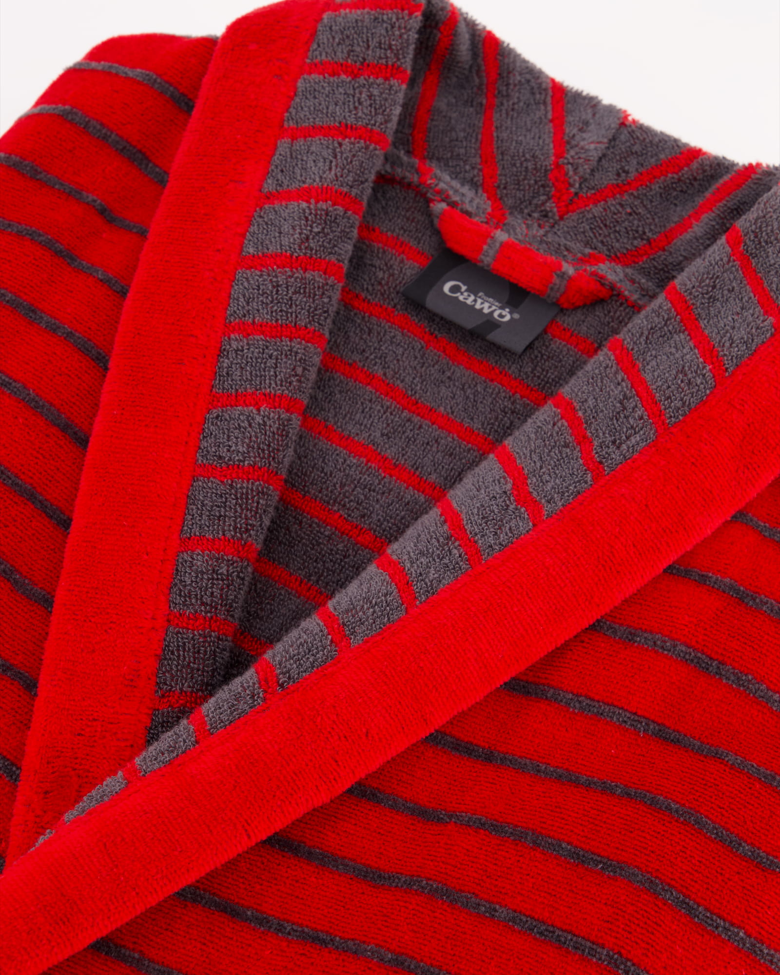 Cawö Bademäntel Damen Schalkragen Shades 1491 rot - 27