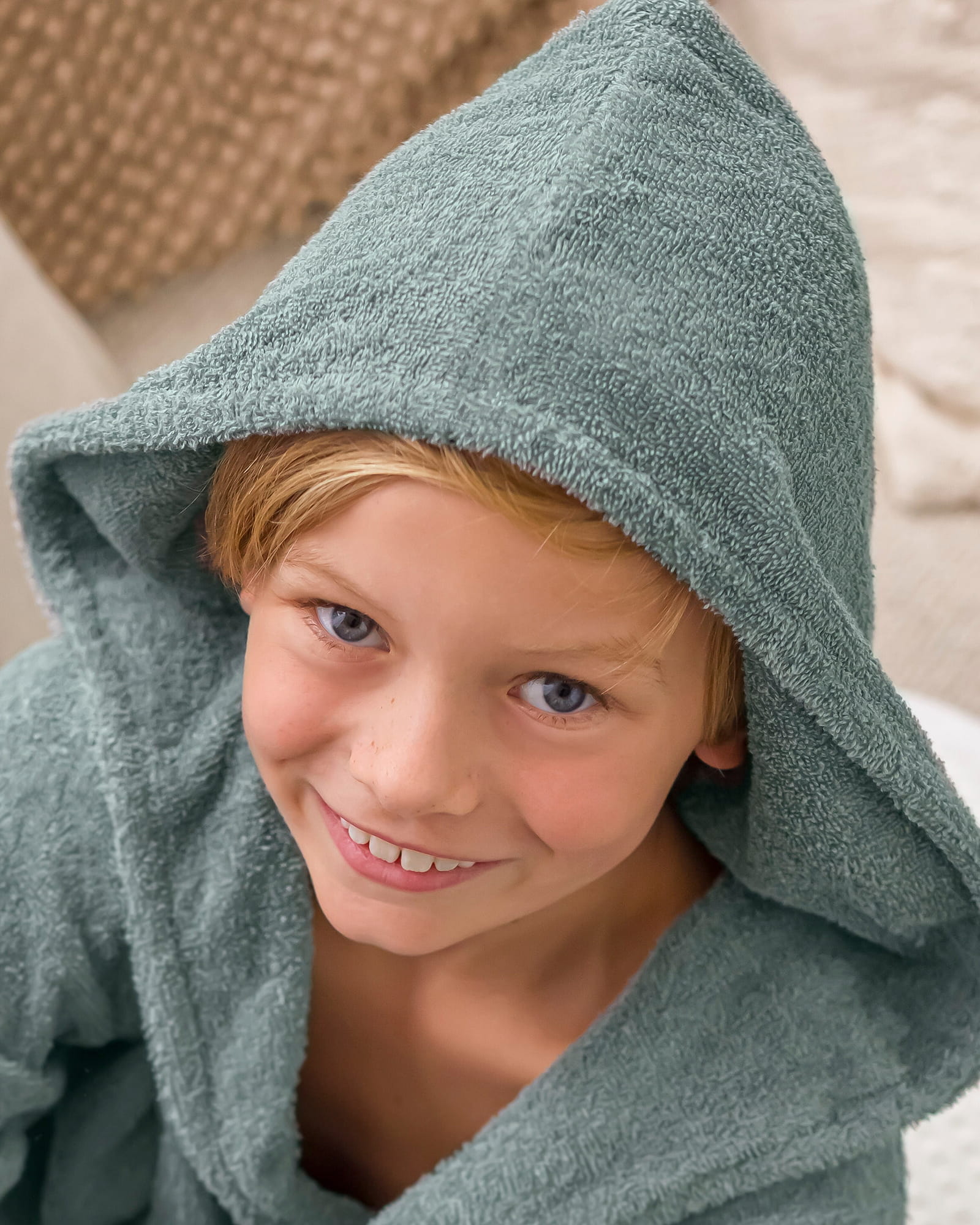 Möve Kinderbademäntel Kapuze Superwuschel Kids & Teens tea - 660