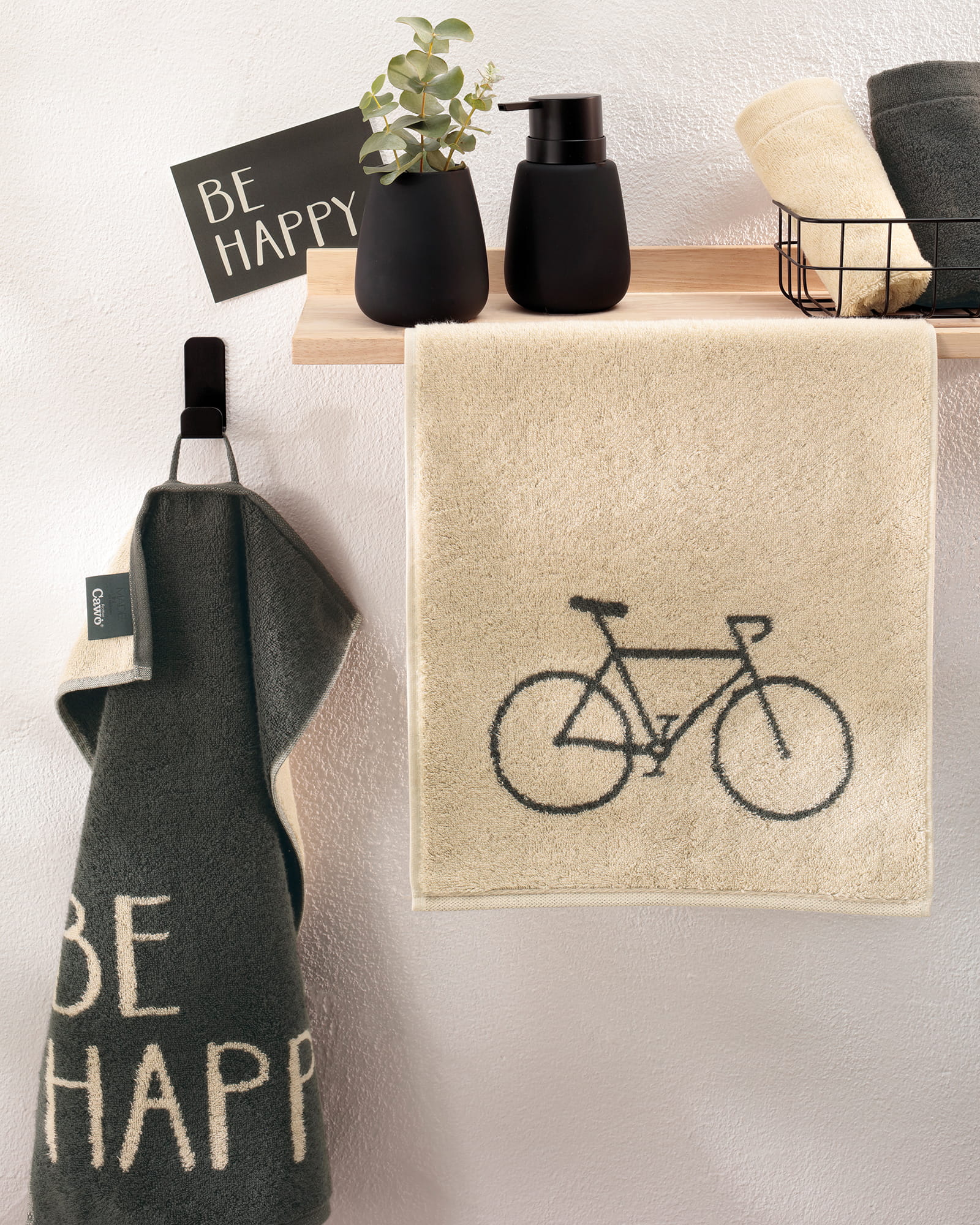 Cawö Gästetücher Postcard Towels Edition 100 Bicycle - 17 - Gästetuch 30x50 cm
