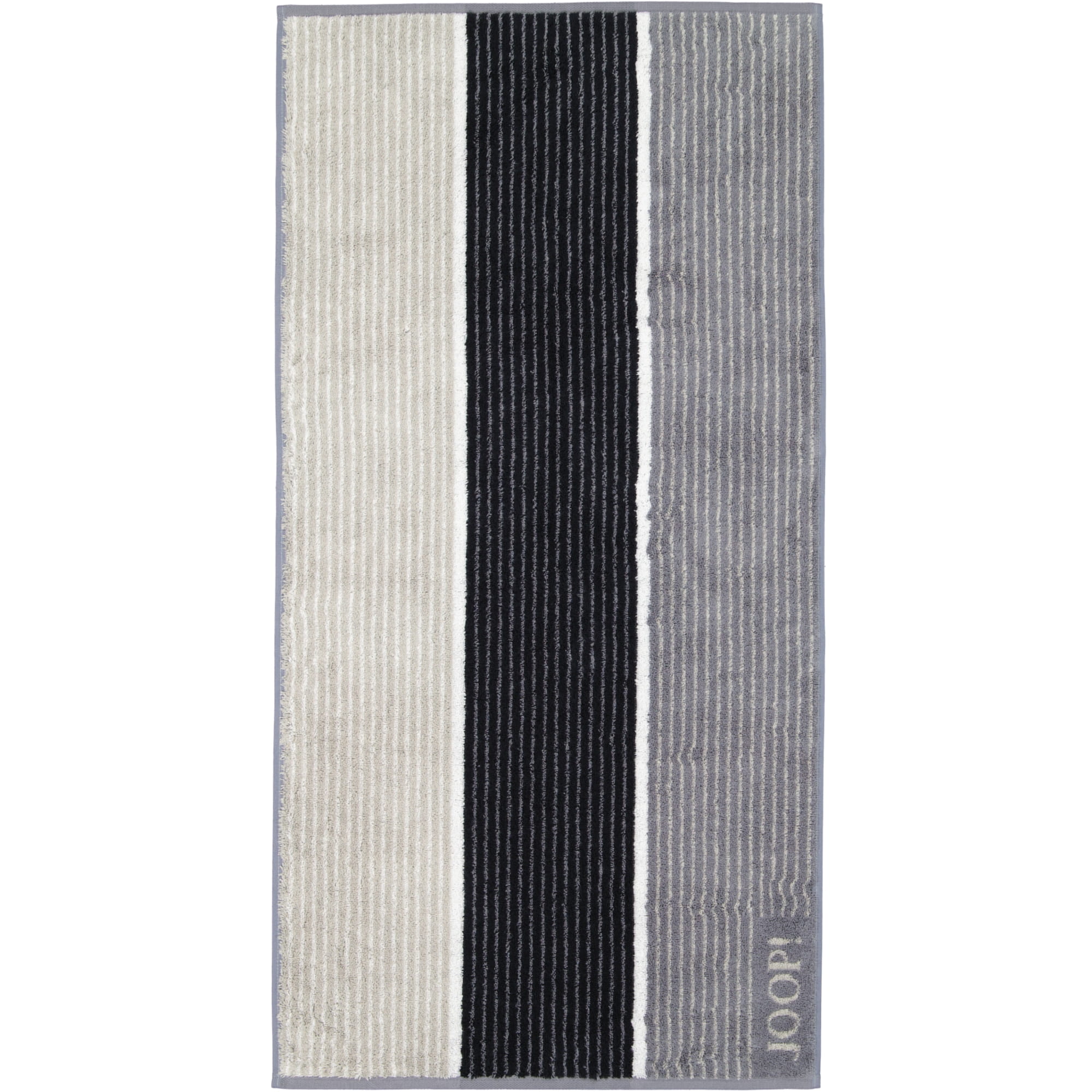 JOOP! Signature Lines 1658 - Farbe: Schwarz - 97 - Handtuch 50x100 cm