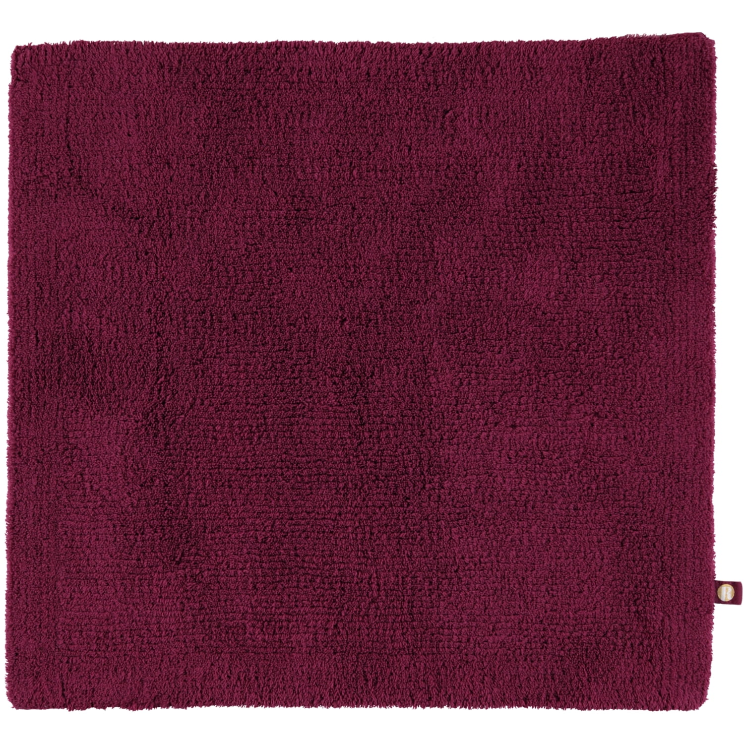 Rhomtuft - Badteppich Pur - Farbe: berry - 237 - 60x60 cm