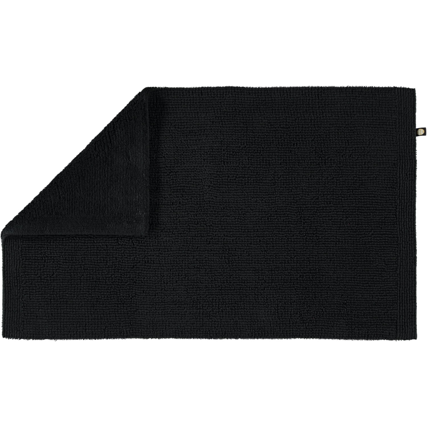Rhomtuft - Badteppich Pur - Farbe: schwarz - 15 - 50x75 cm
